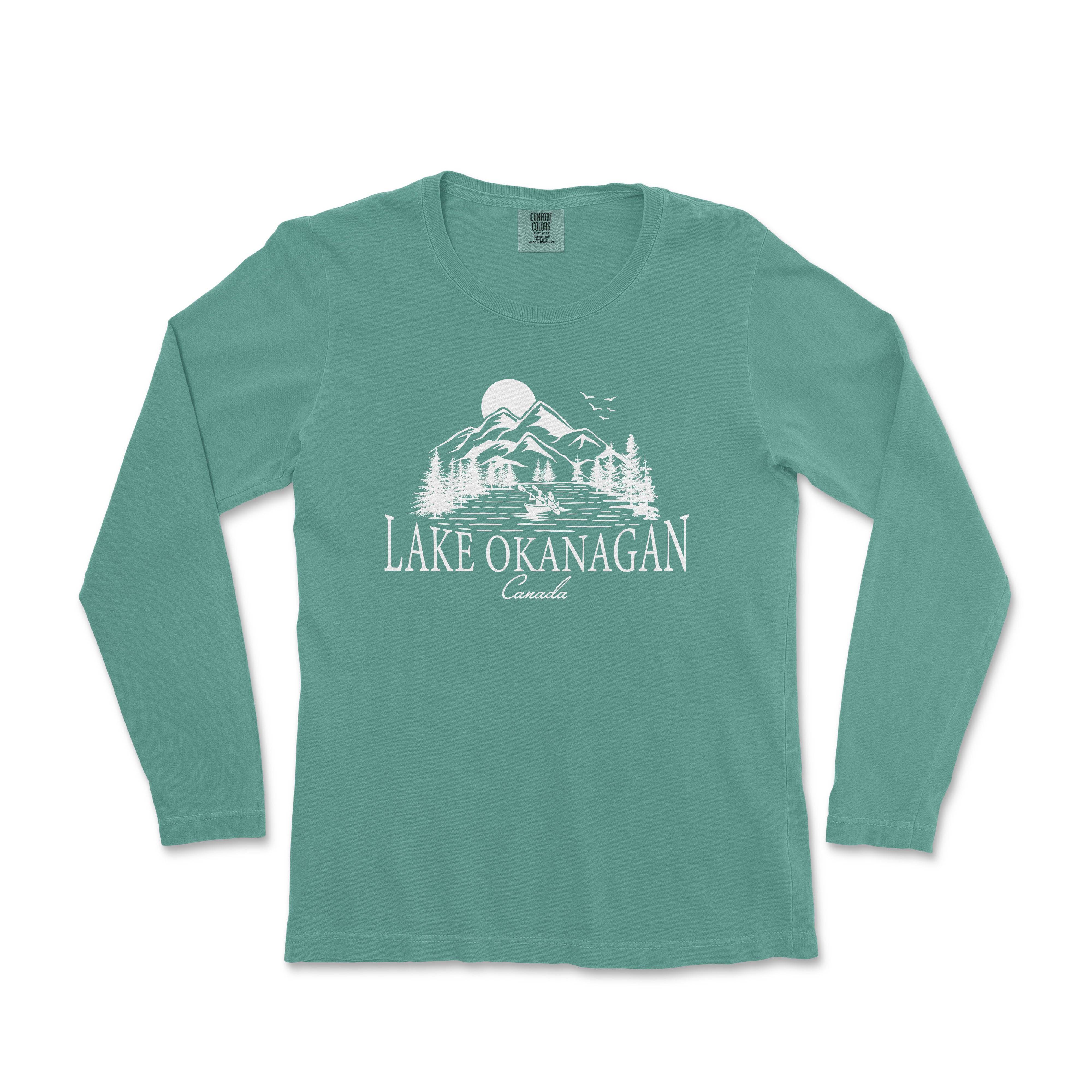 a green lake orninggan shirt with the words lake orninggan on it