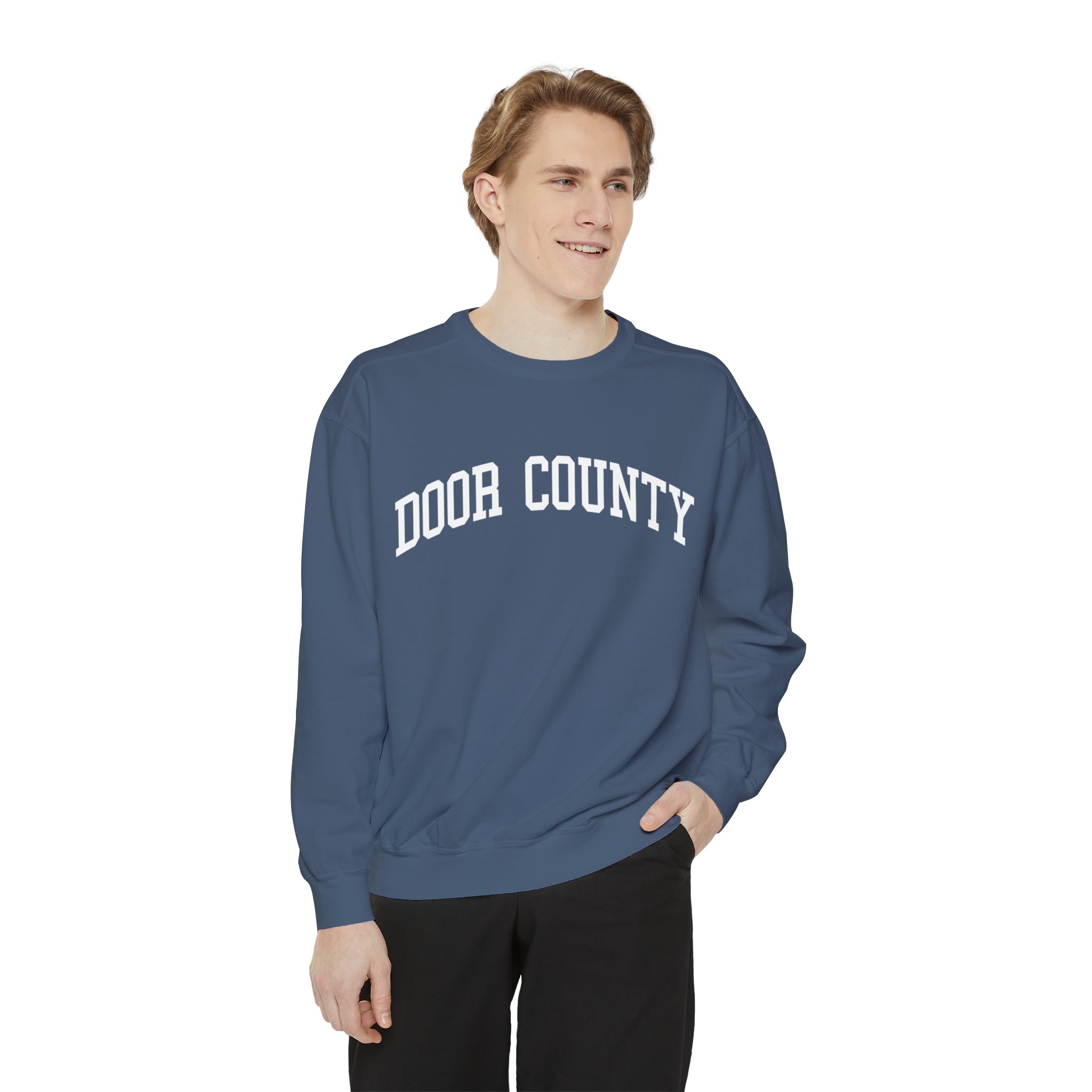 Door County Wisconsin Comfort Colors Crewneck Sweatshirt