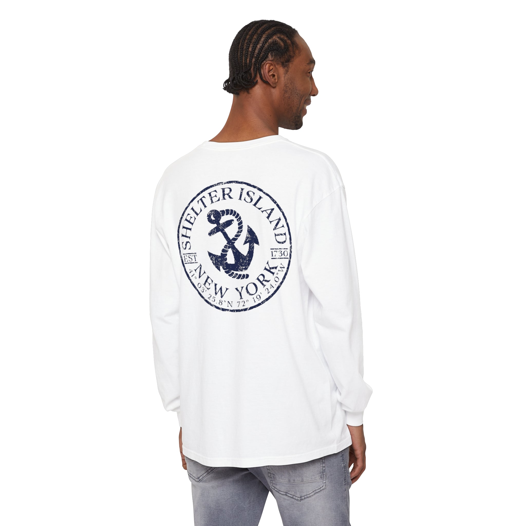 Shelter Island New York Long Sleeve Shirt