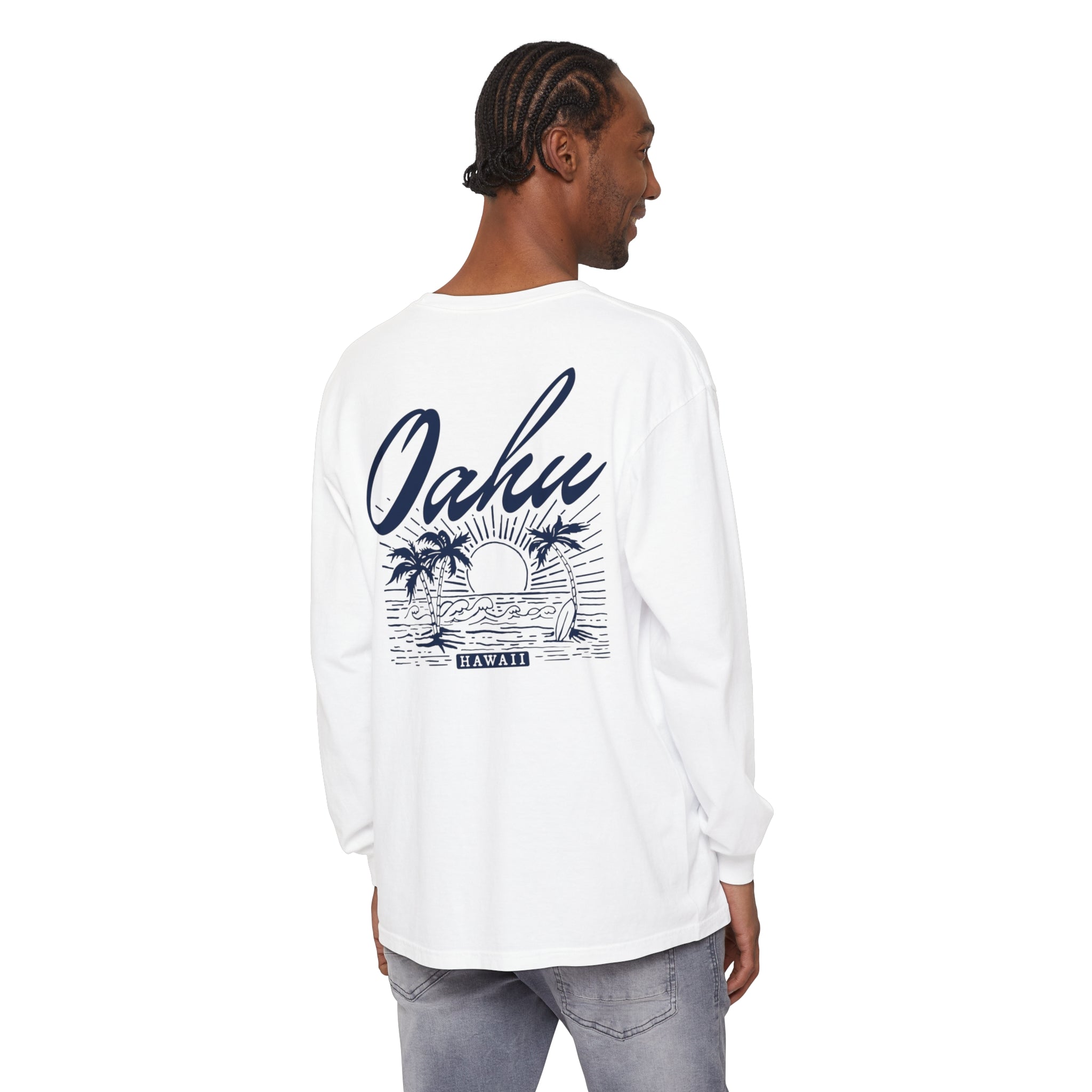 Oahu Comfort Colors Long Sleeve Shirt