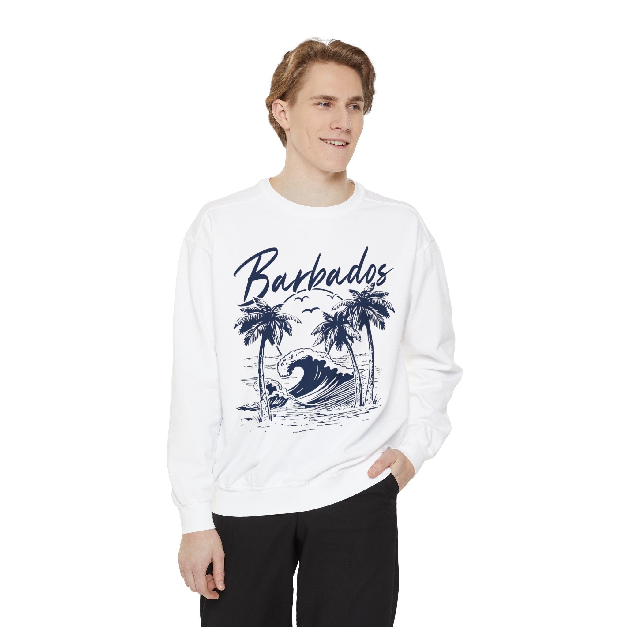 Barbados Comfort Colors Crewneck Sweatshirt