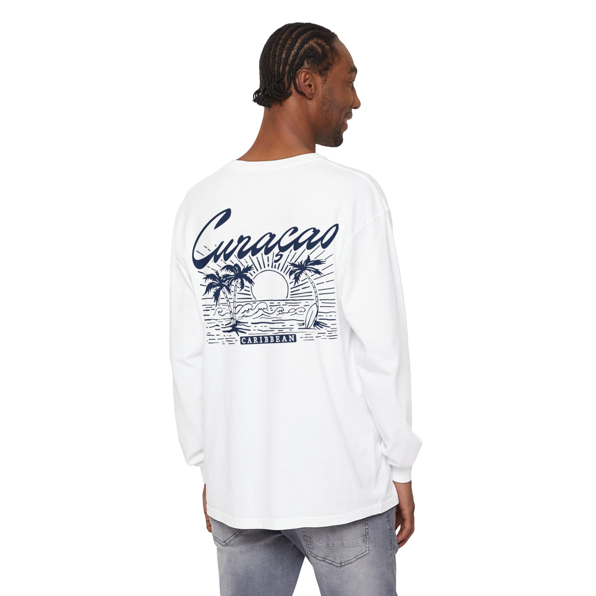 Curaçao Comfort Colors Long Sleeve Shirt