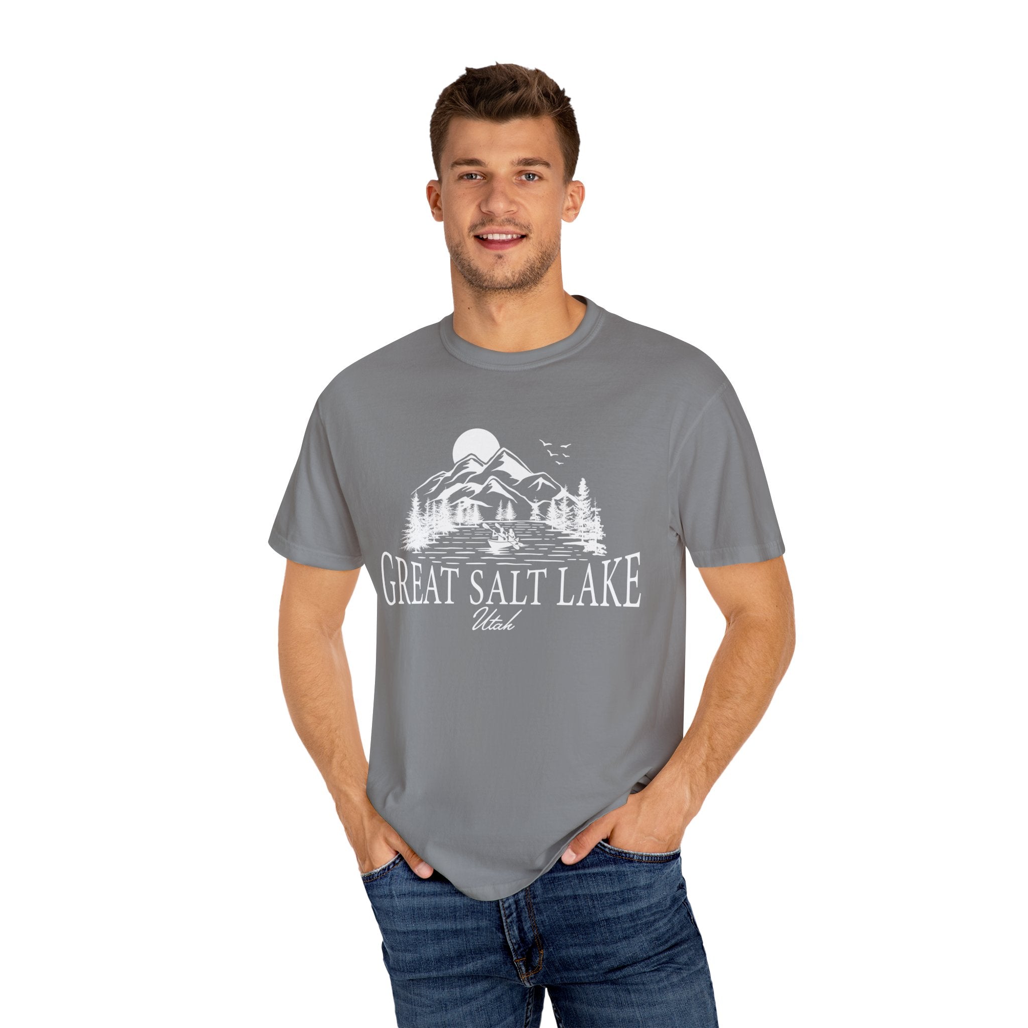 Great Salt Lake Utah Comfort Colors T-Shirt