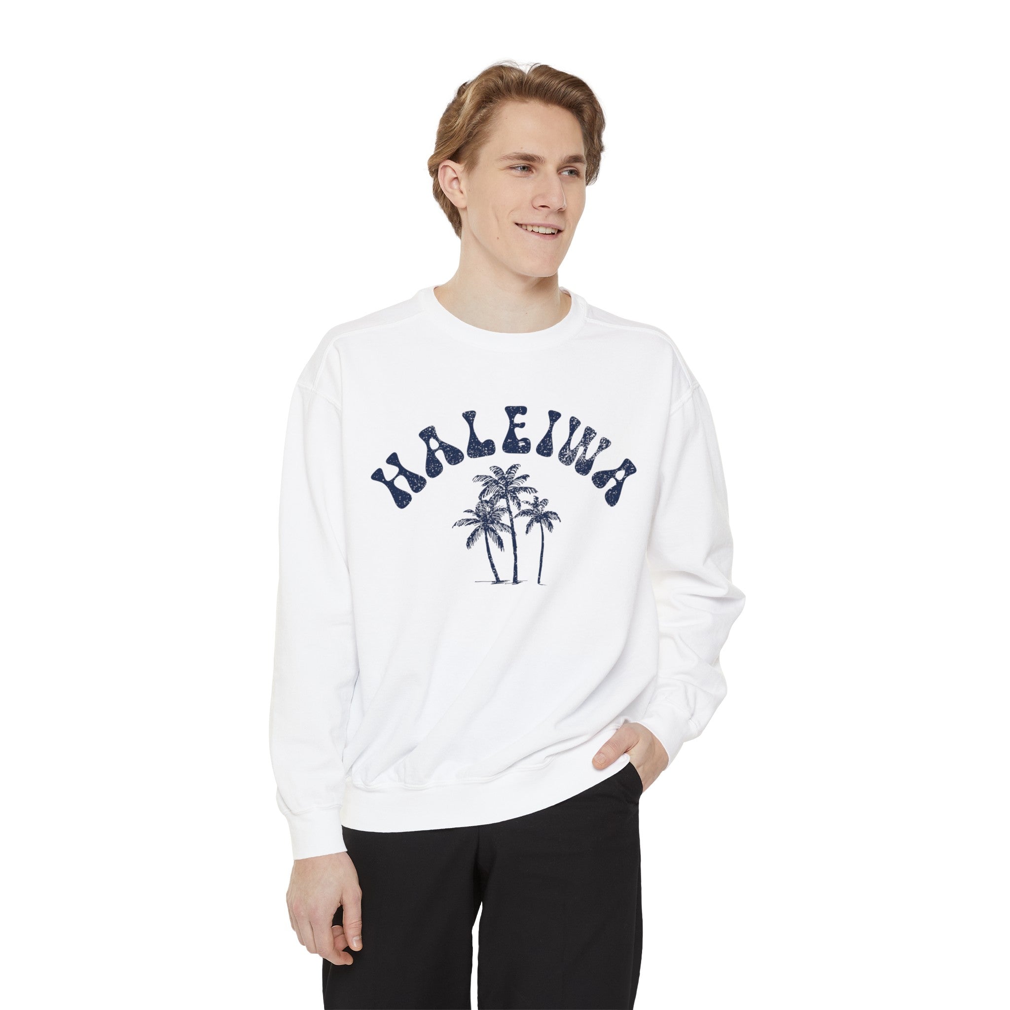 Haleiwa Comfort Colors Crewneck Sweatshirt