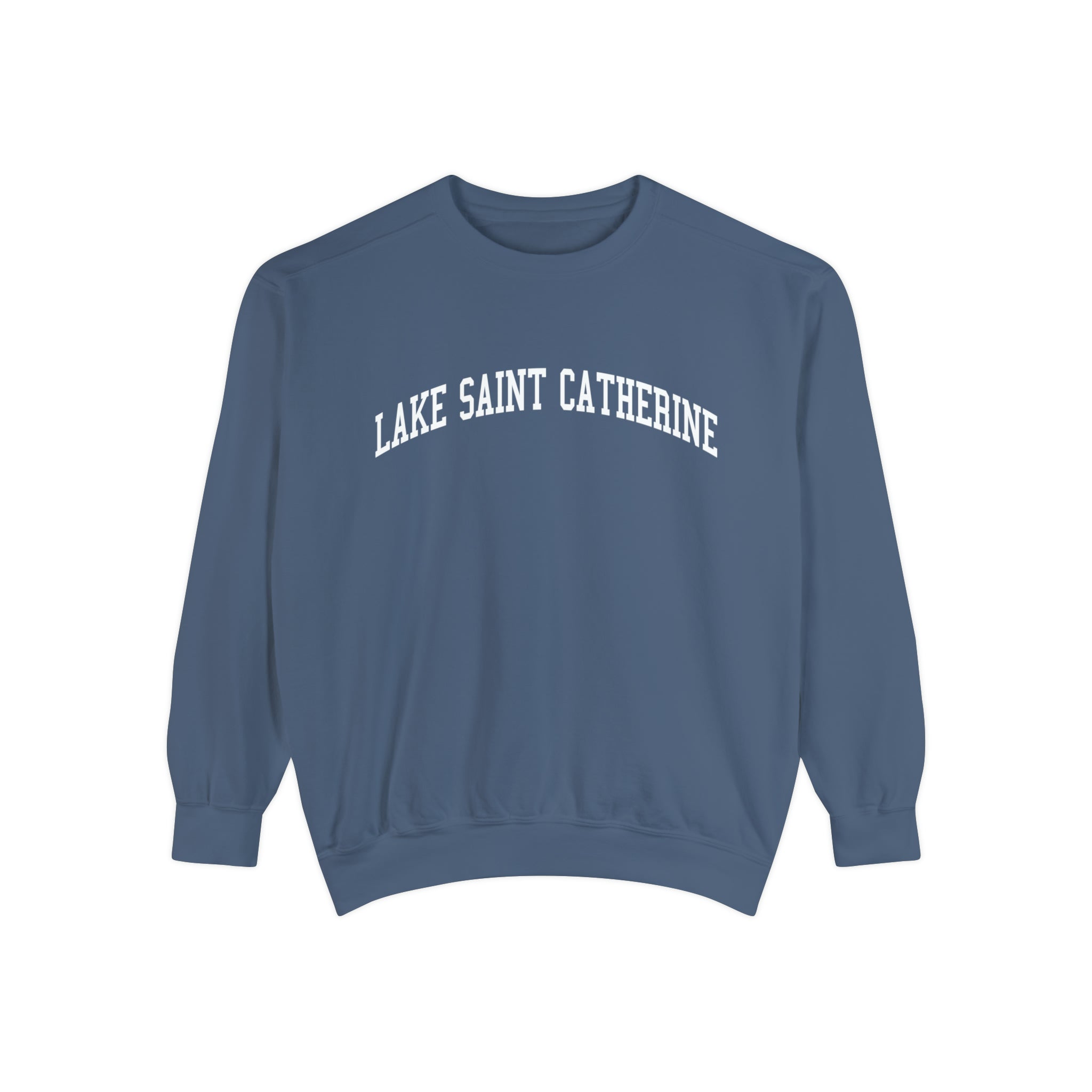 Buy denim Lake Saint Catherine Vermont Comfort Colors Crewneck Sweatshirt