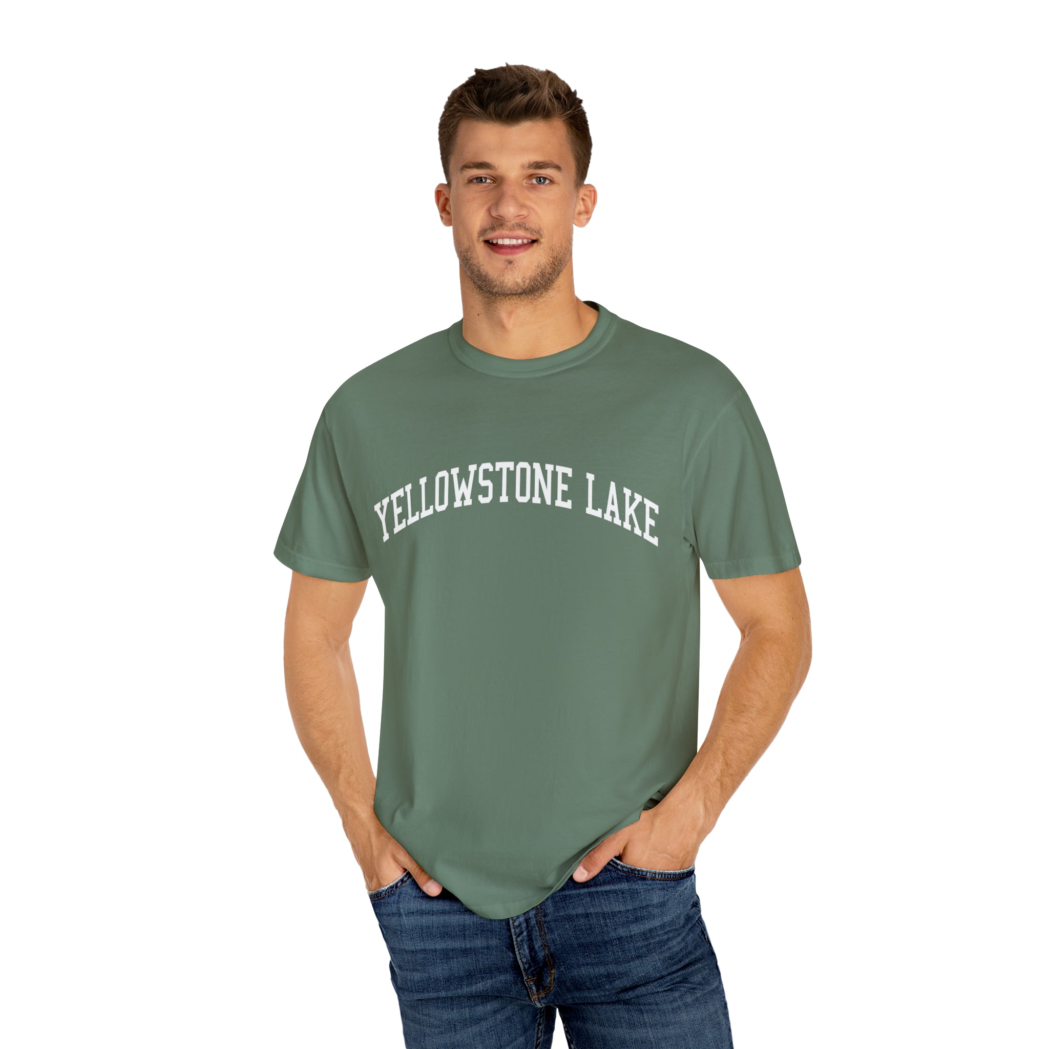 Yellowstone Lake Wyoming Comfort Colors T-Shirt