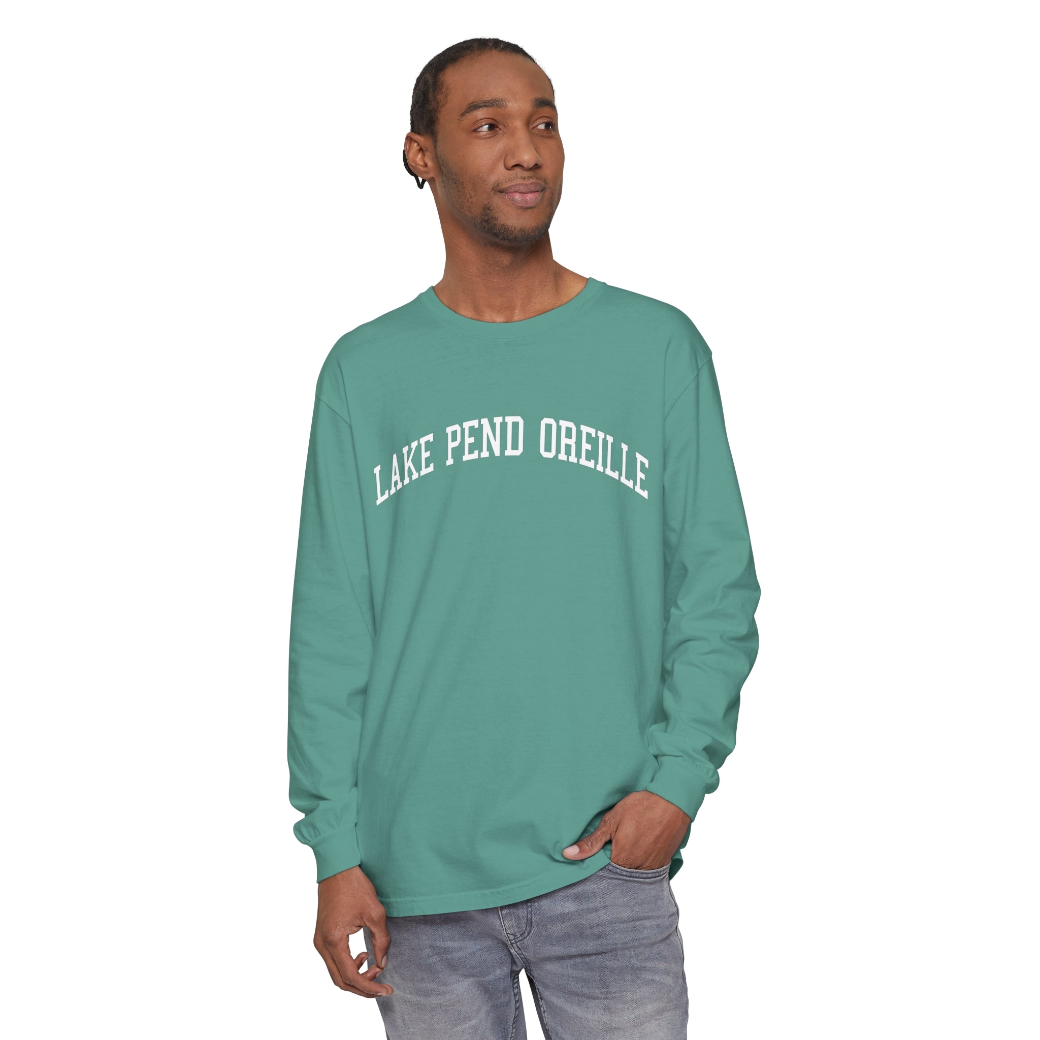 Lake Pend Oreille Comfort Colors Long Sleeve Shirt