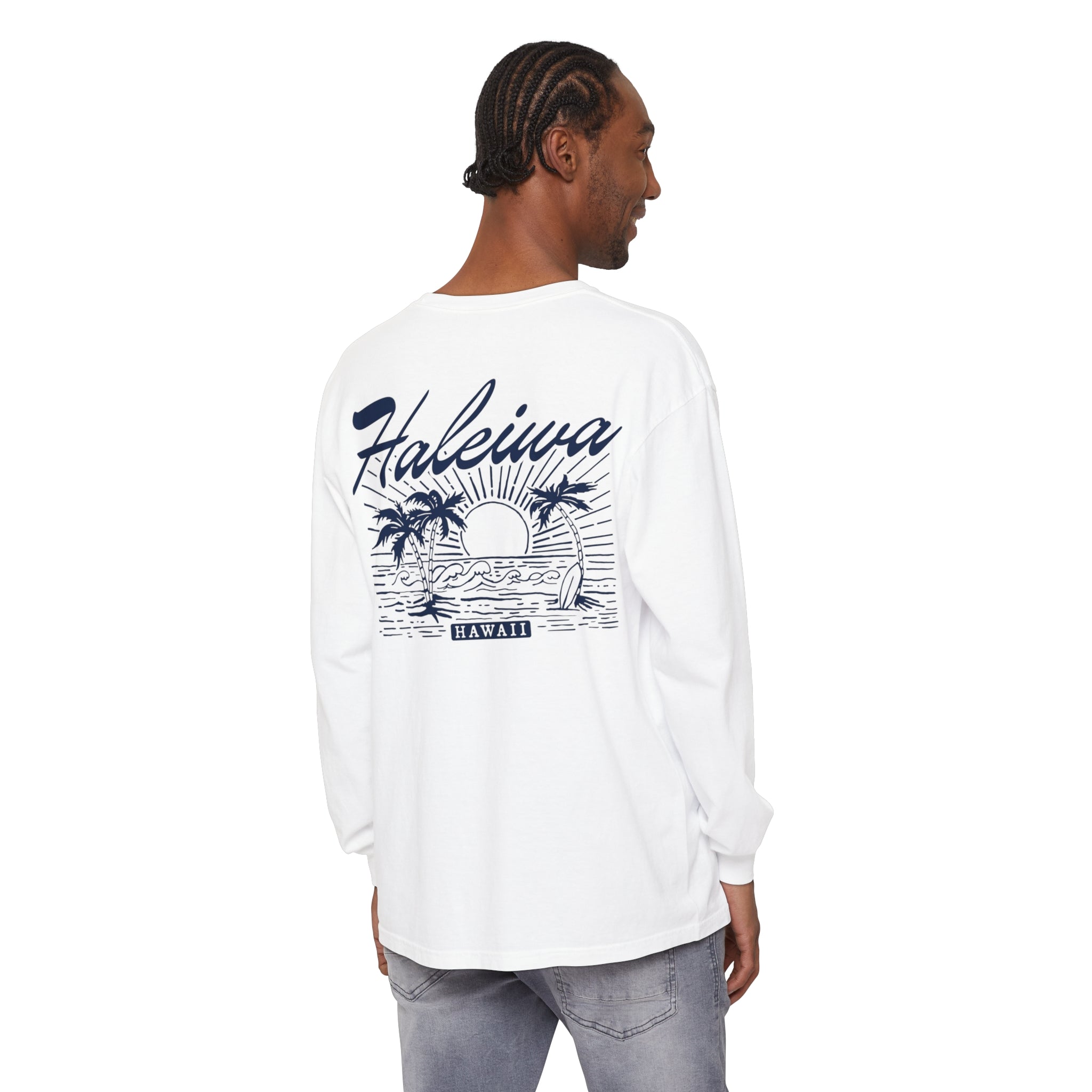 Haleiwa Comfort Colors Long Sleeve Shirt