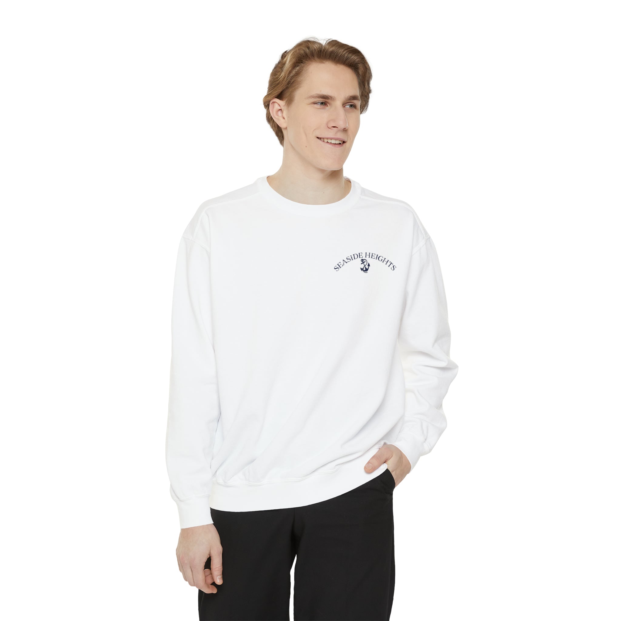 Seaside Heights New Jersey Comfort Colors Crewneck Sweatshirt