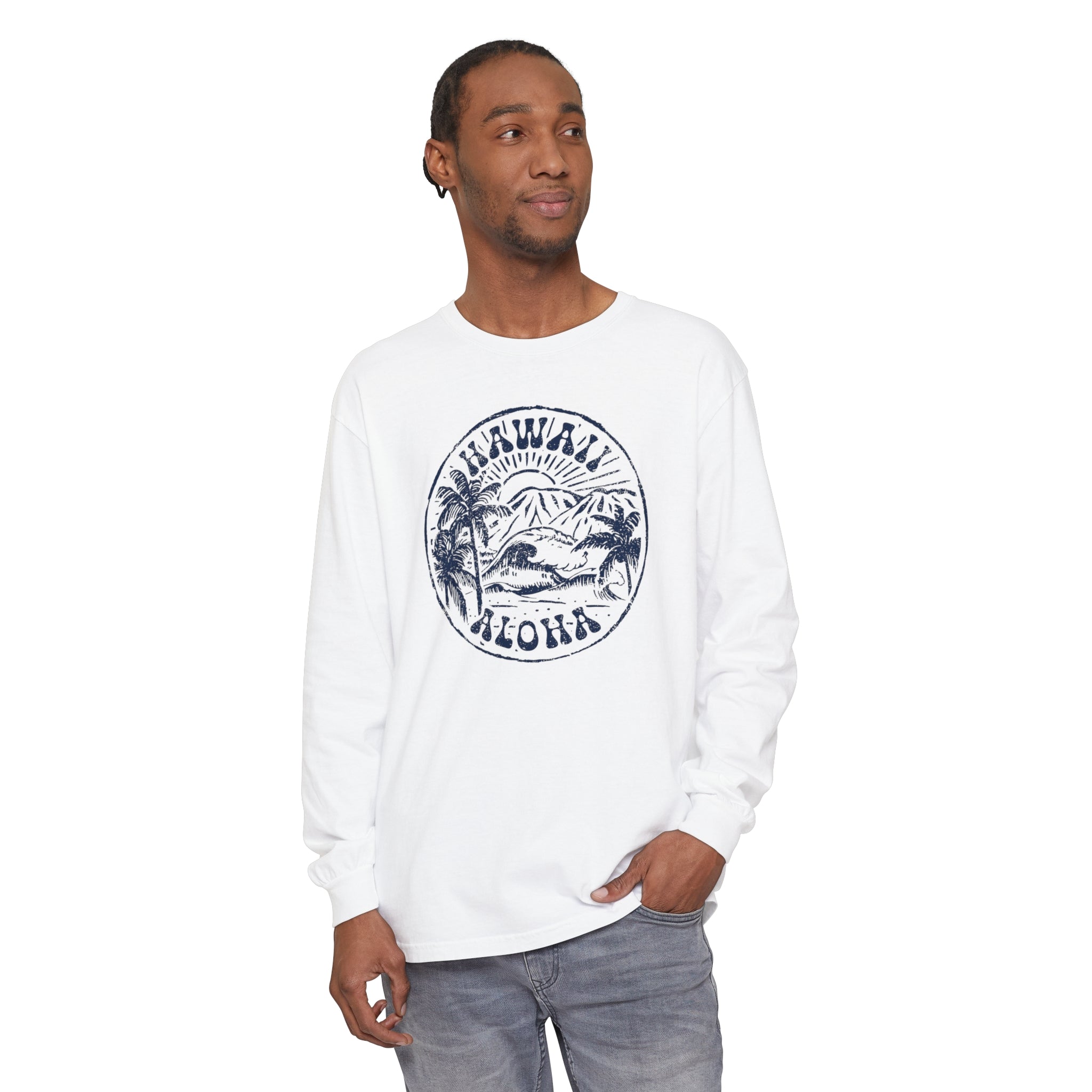 Aloha Comfort Colors Long Sleeve Shirt