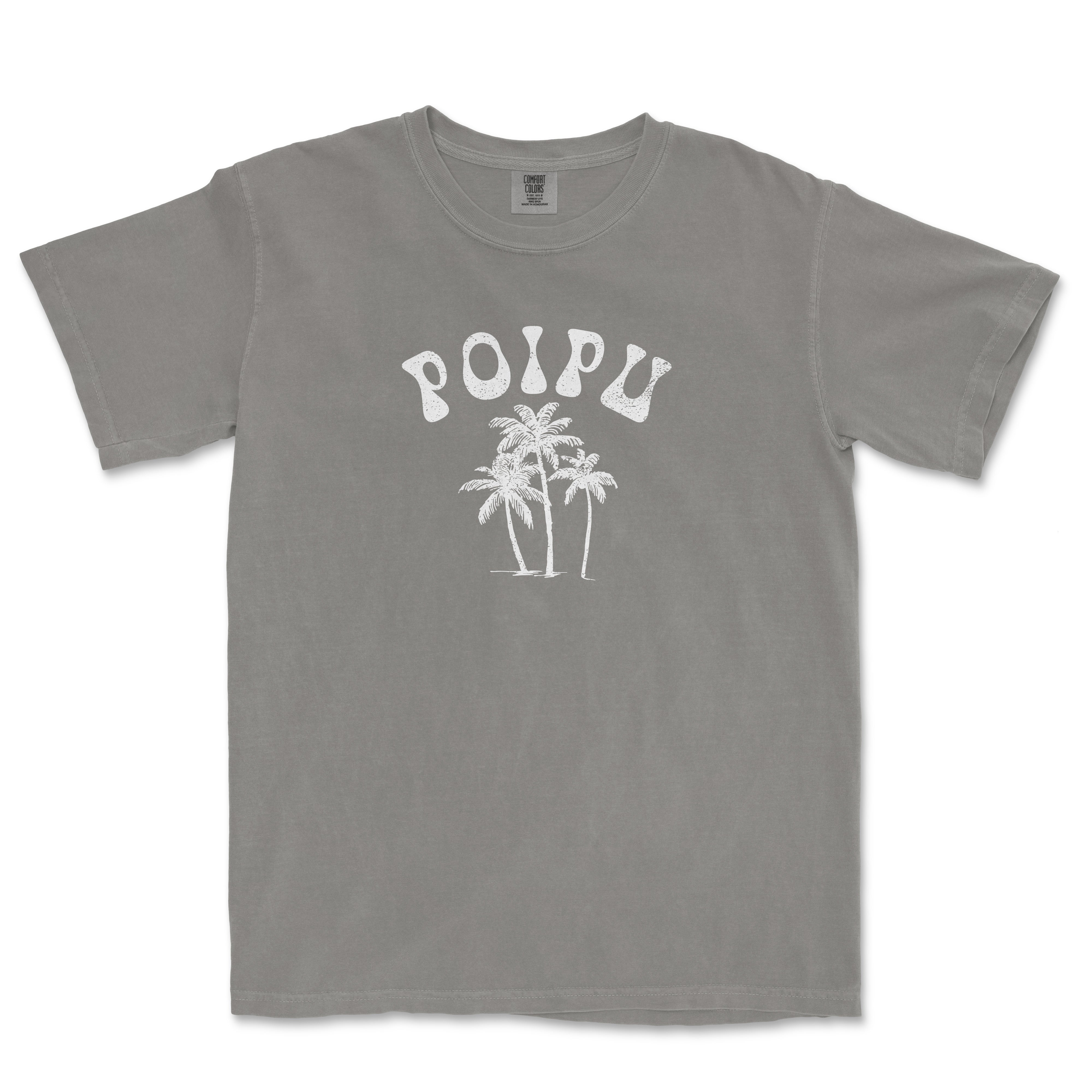 a t - shirt with a palm tree on it