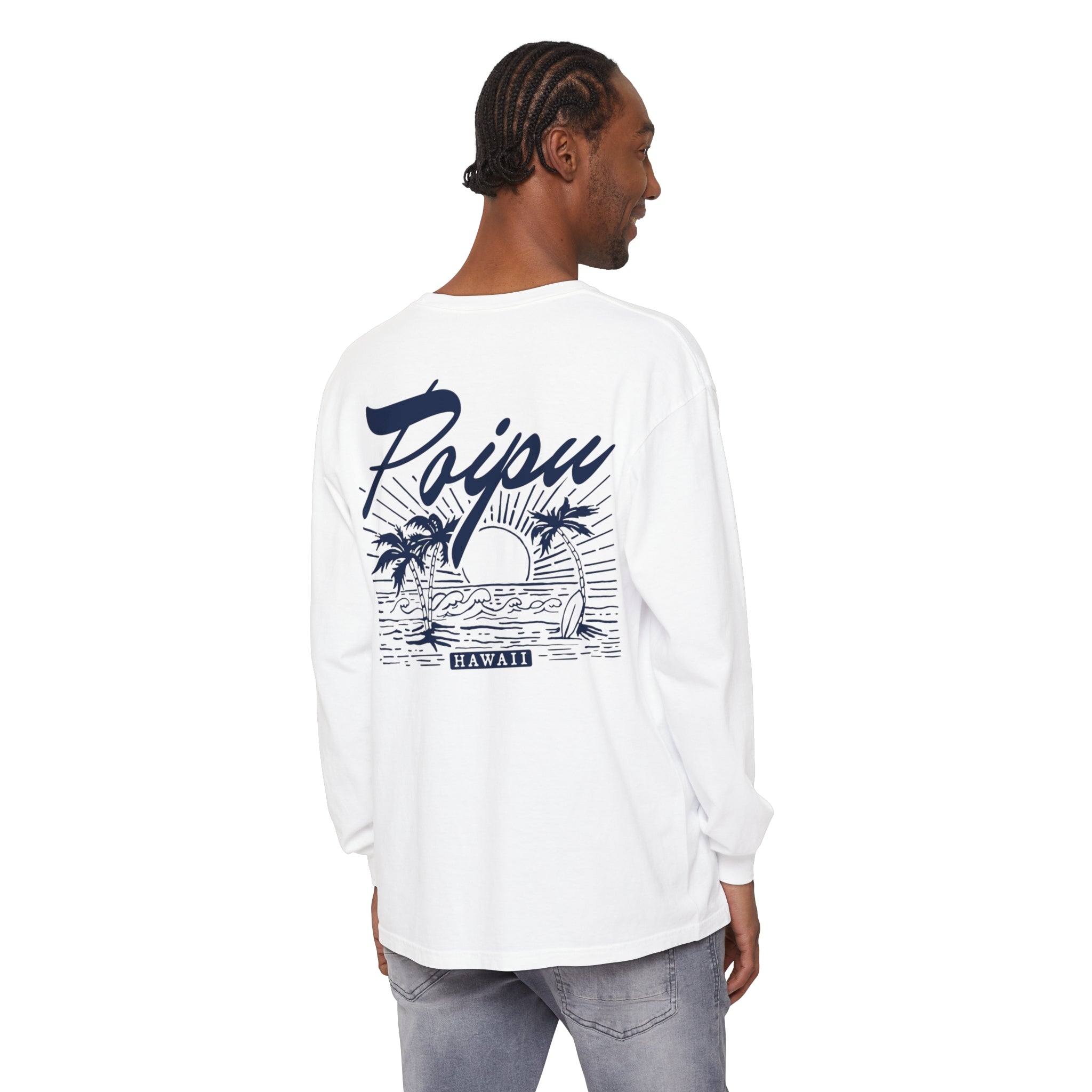 Poipu Comfort Colors Long Sleeve Shirt