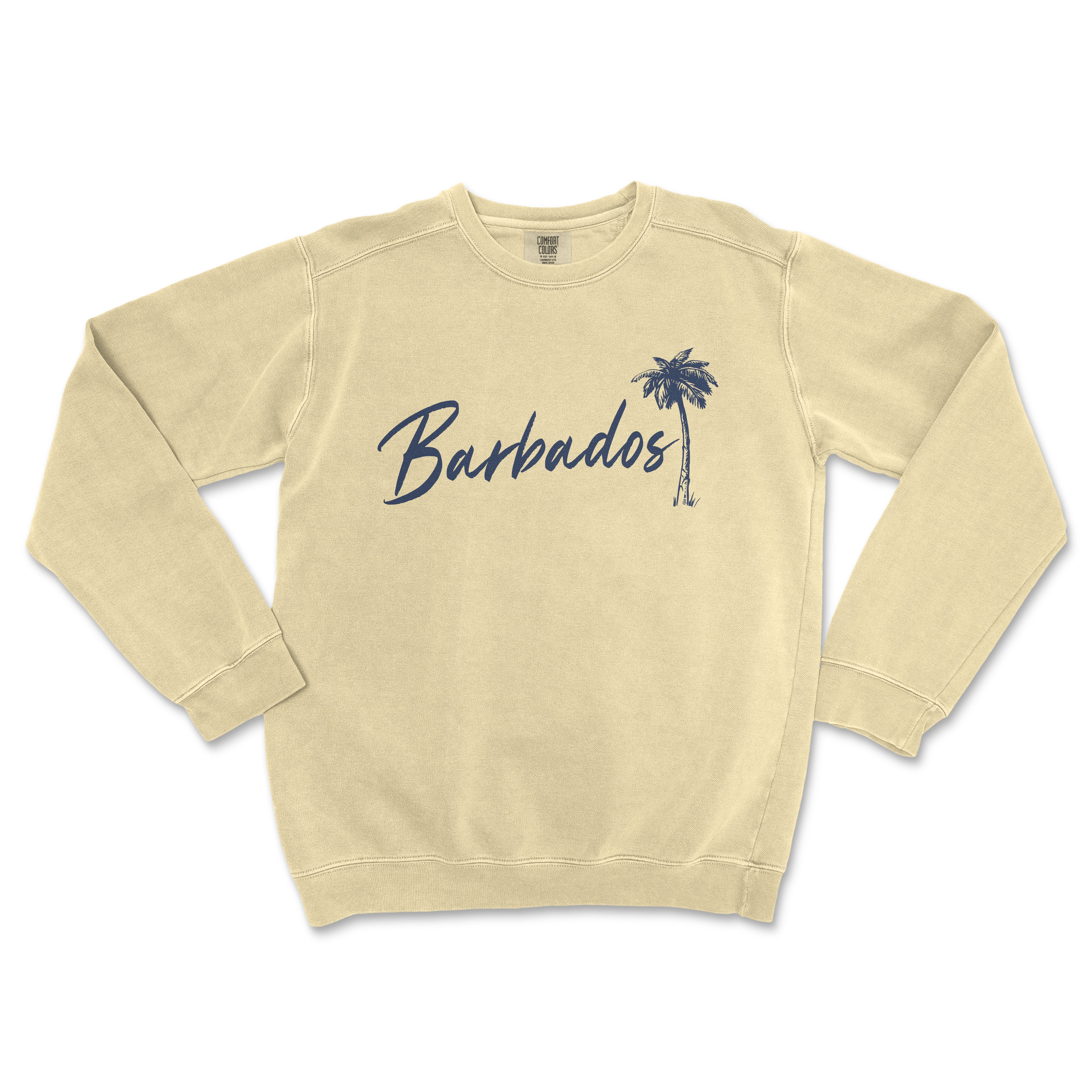 a white sweatshirt with the word barbatos on it