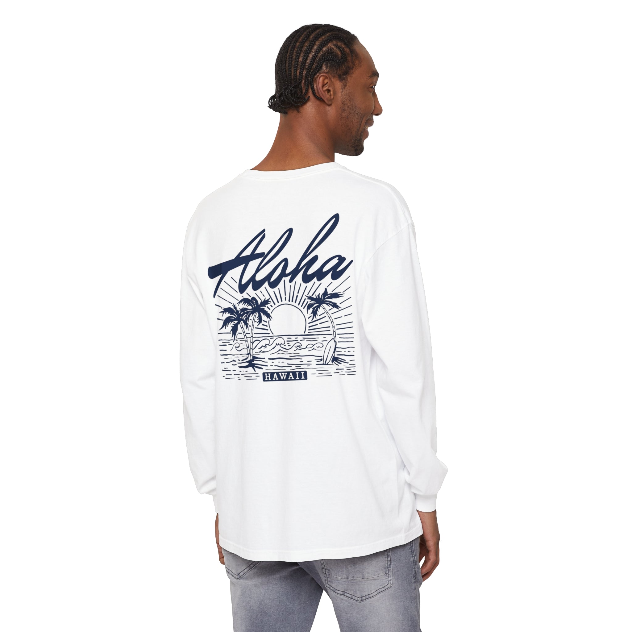 Aloha Comfort Colors Long Sleeve Shirt