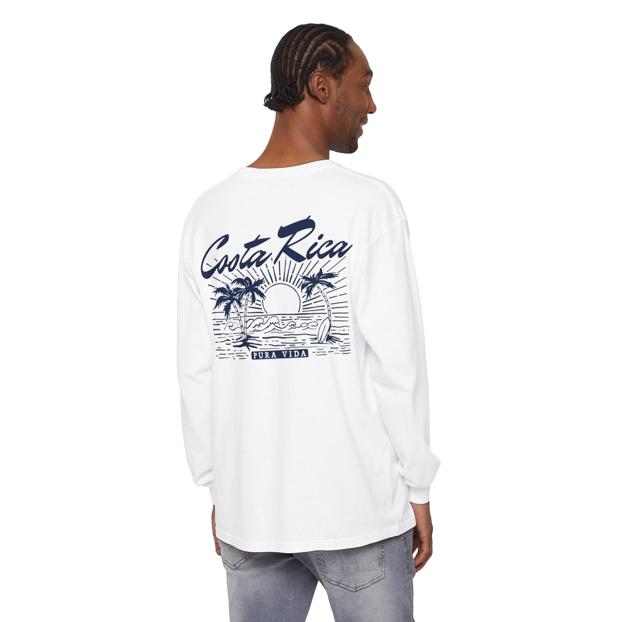 Costa Rica Comfort Colors Long Sleeve Shirt