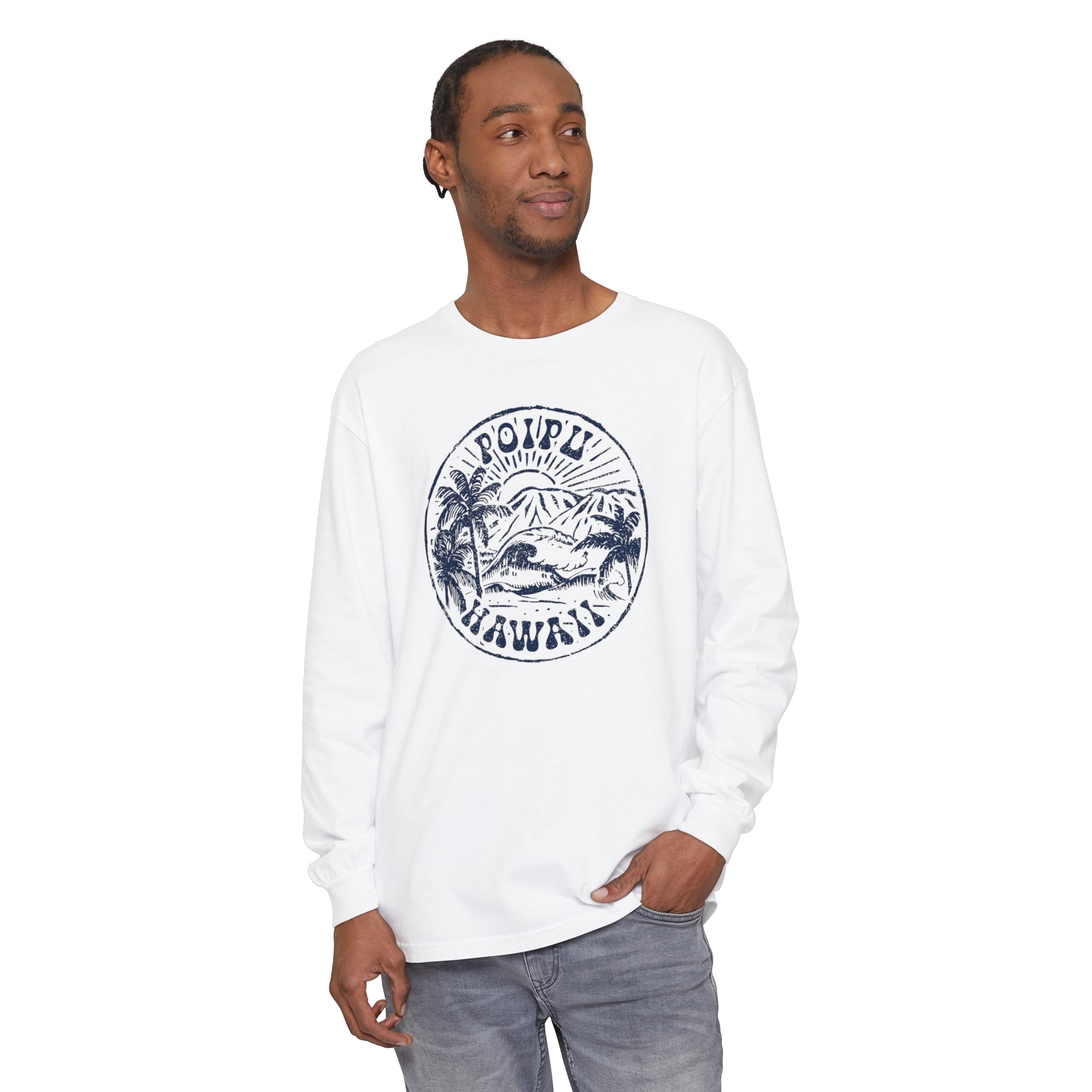 Poipu Comfort Colors Long Sleeve Shirt