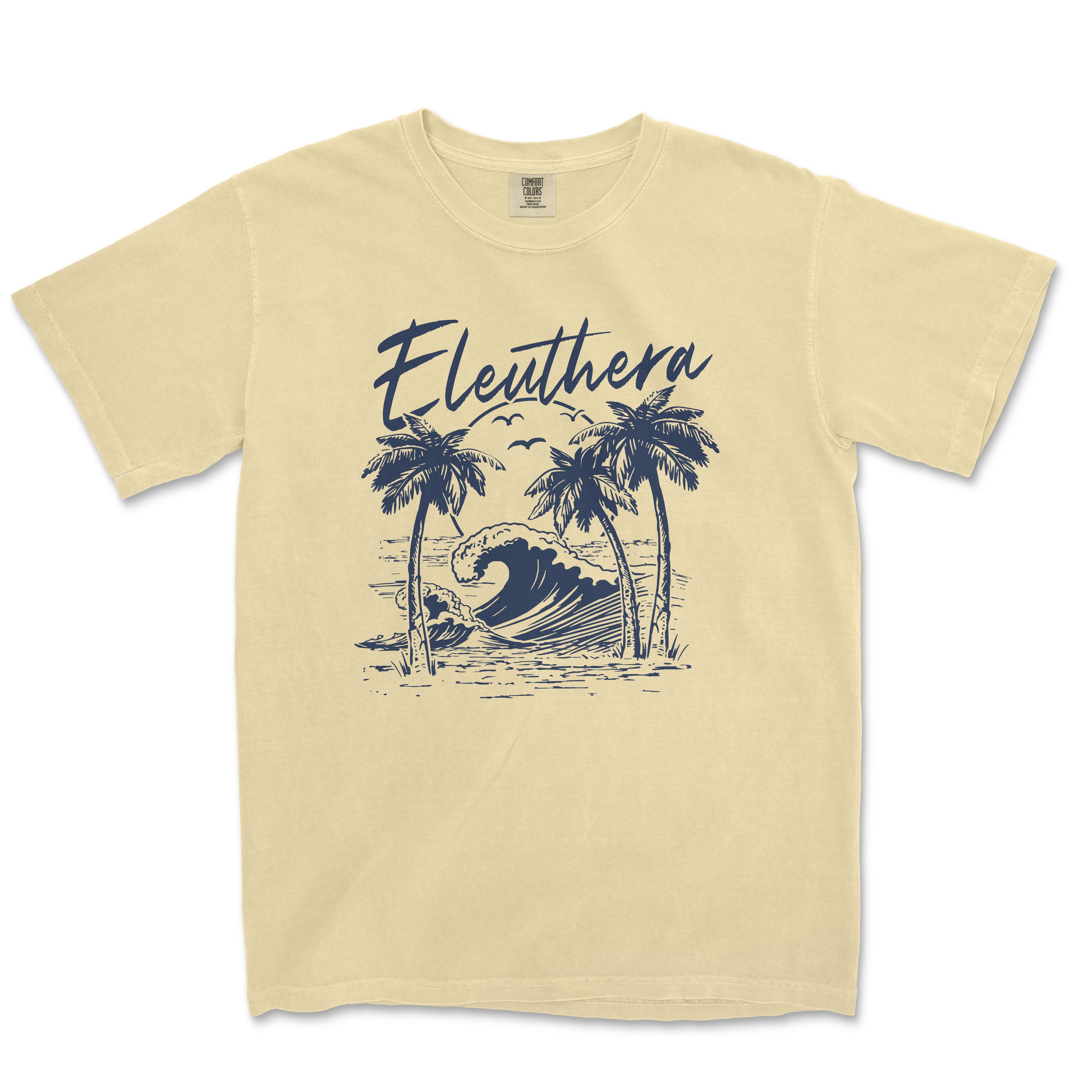 a t - shirt with the words eleuthern on it