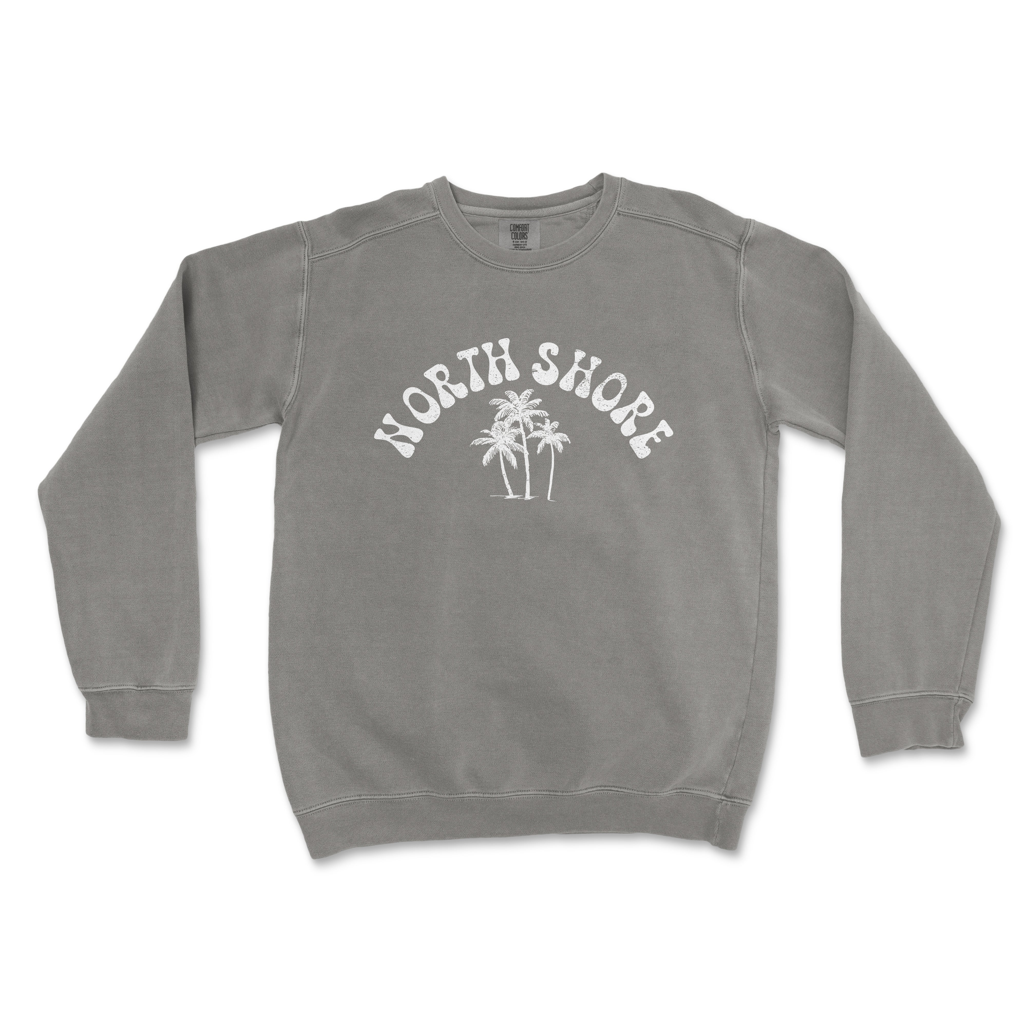 a sweatshirt with the words north shore on it