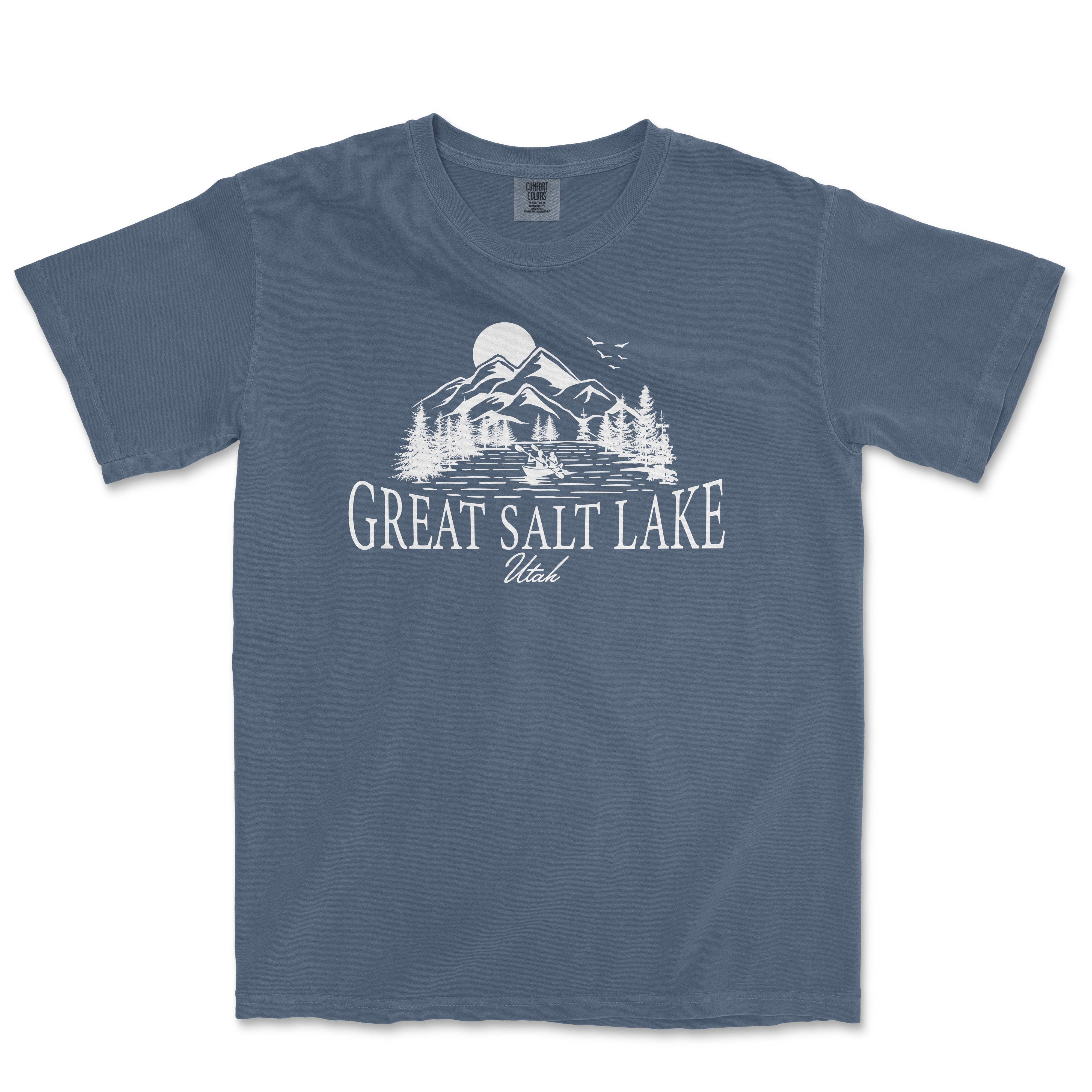 a blue t - shirt that says great salt lake