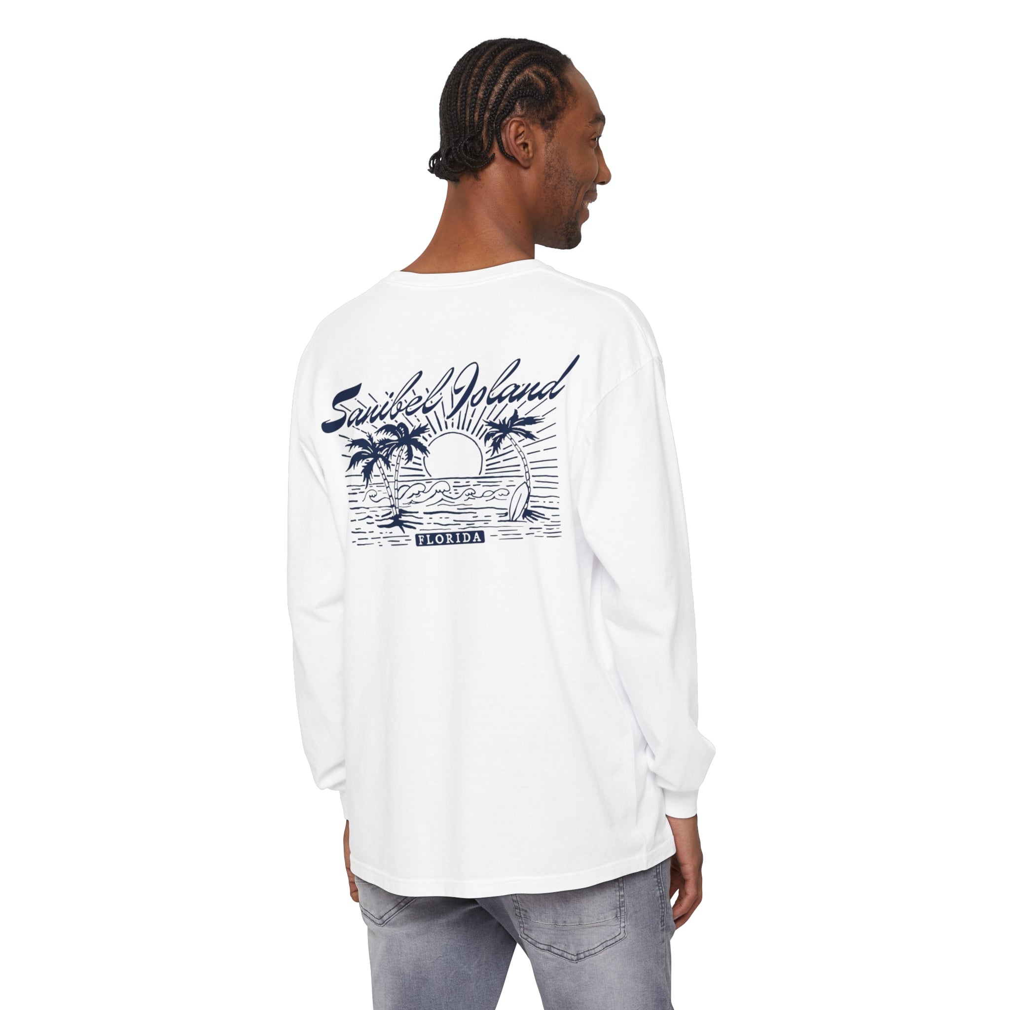 Sanibel Island Comfort Colors Long Sleeve Shirt