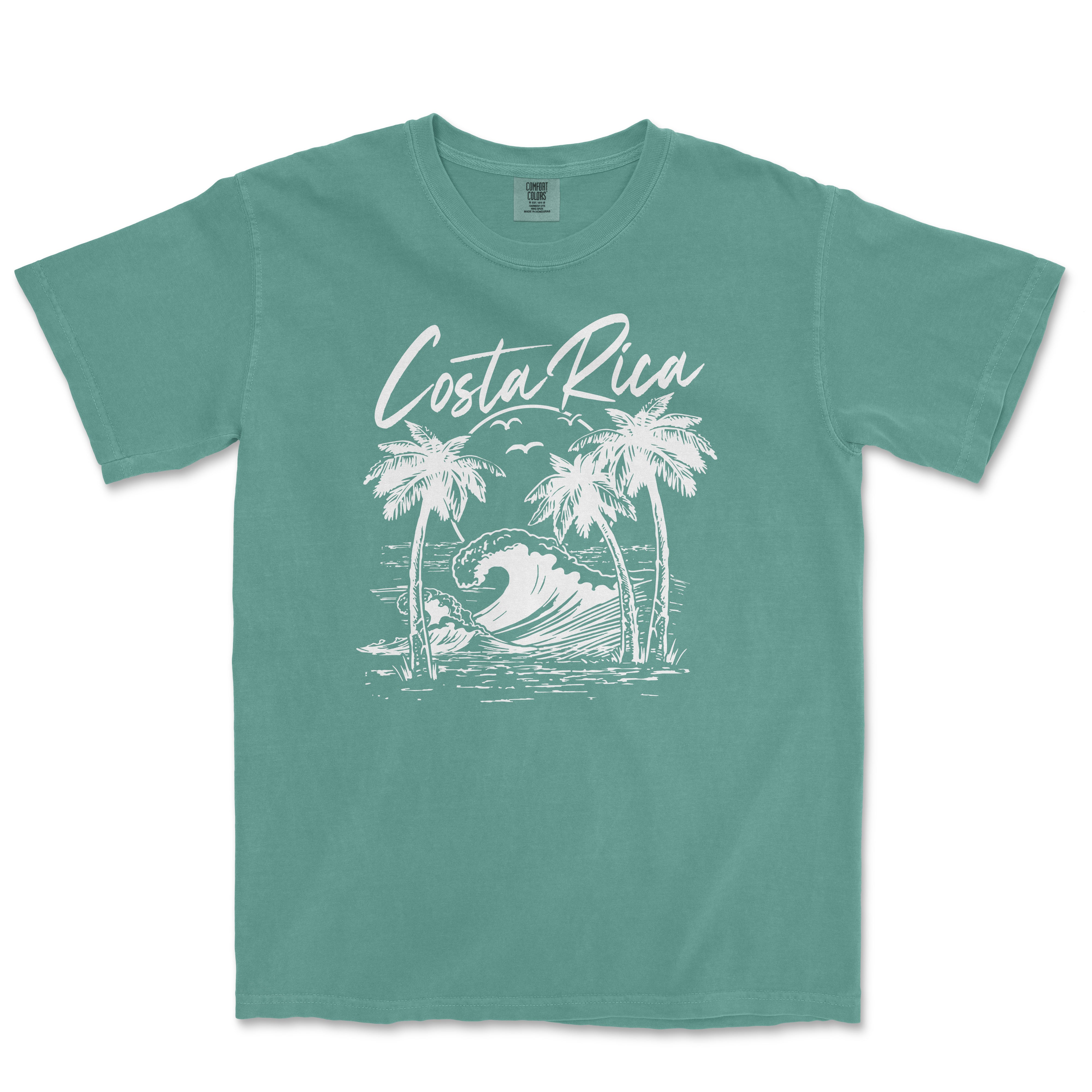 a t - shirt with the words costa rica on it