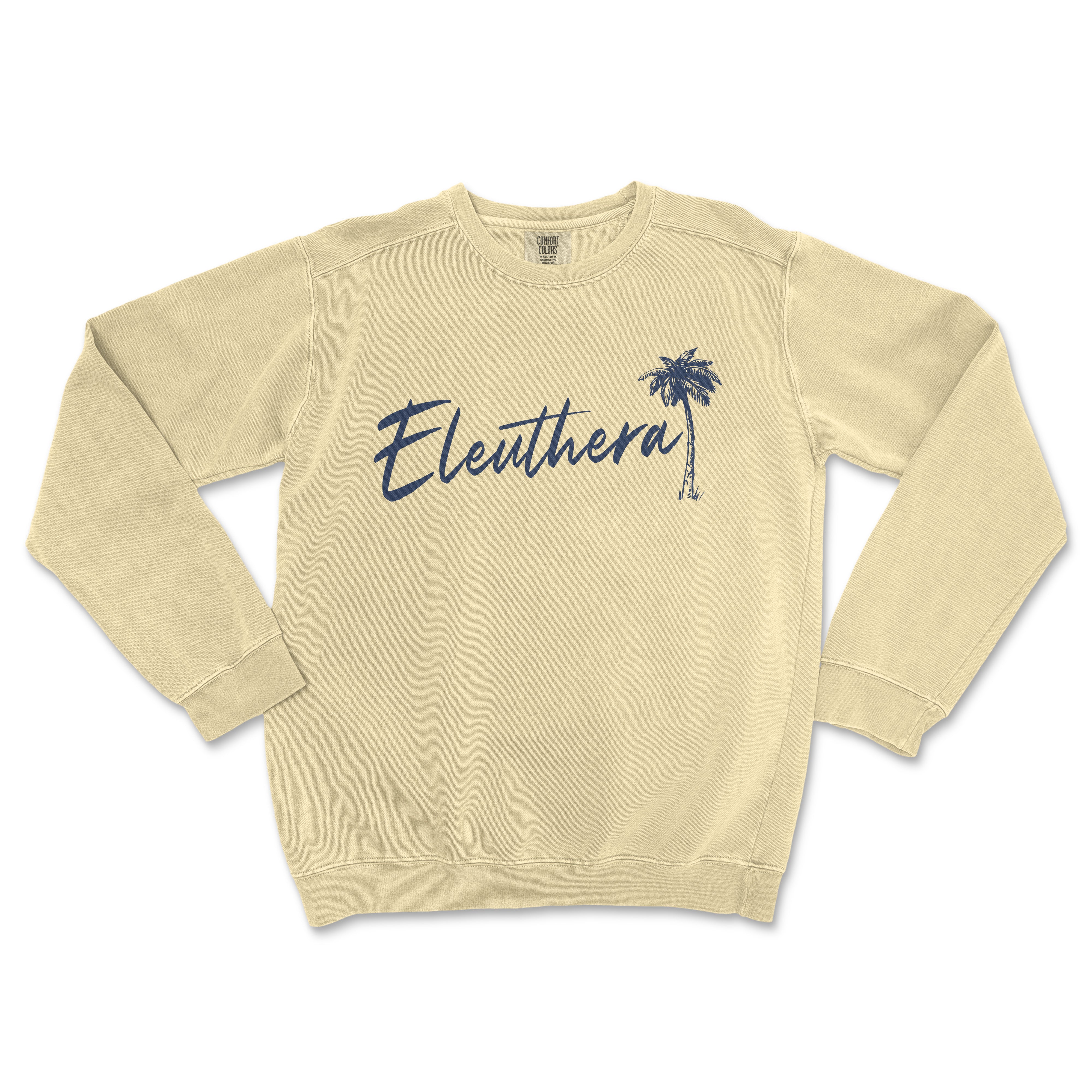 a sweatshirt with the word eleuthern written on it