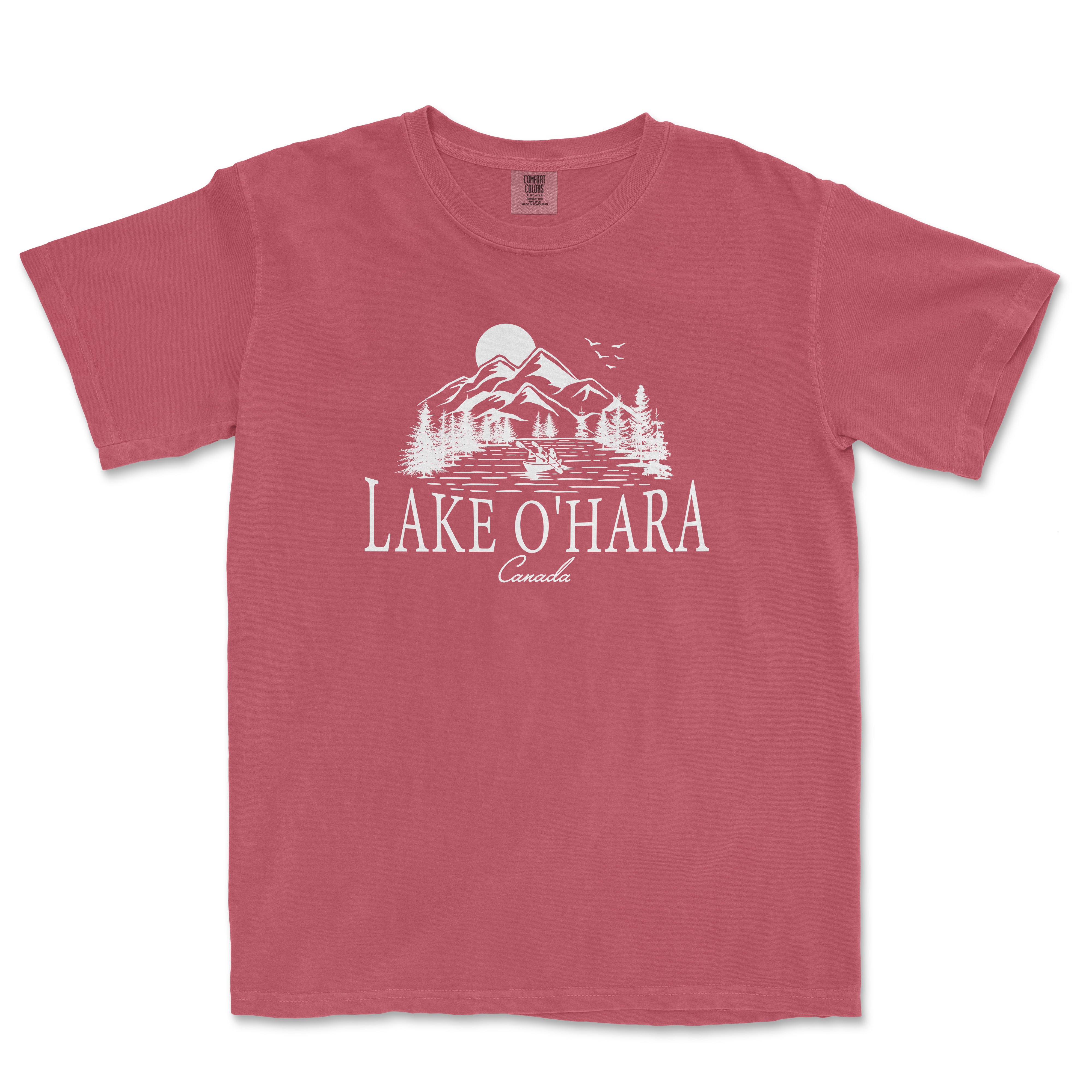 a red lake of tara t - shirt with the words lake of tara on it