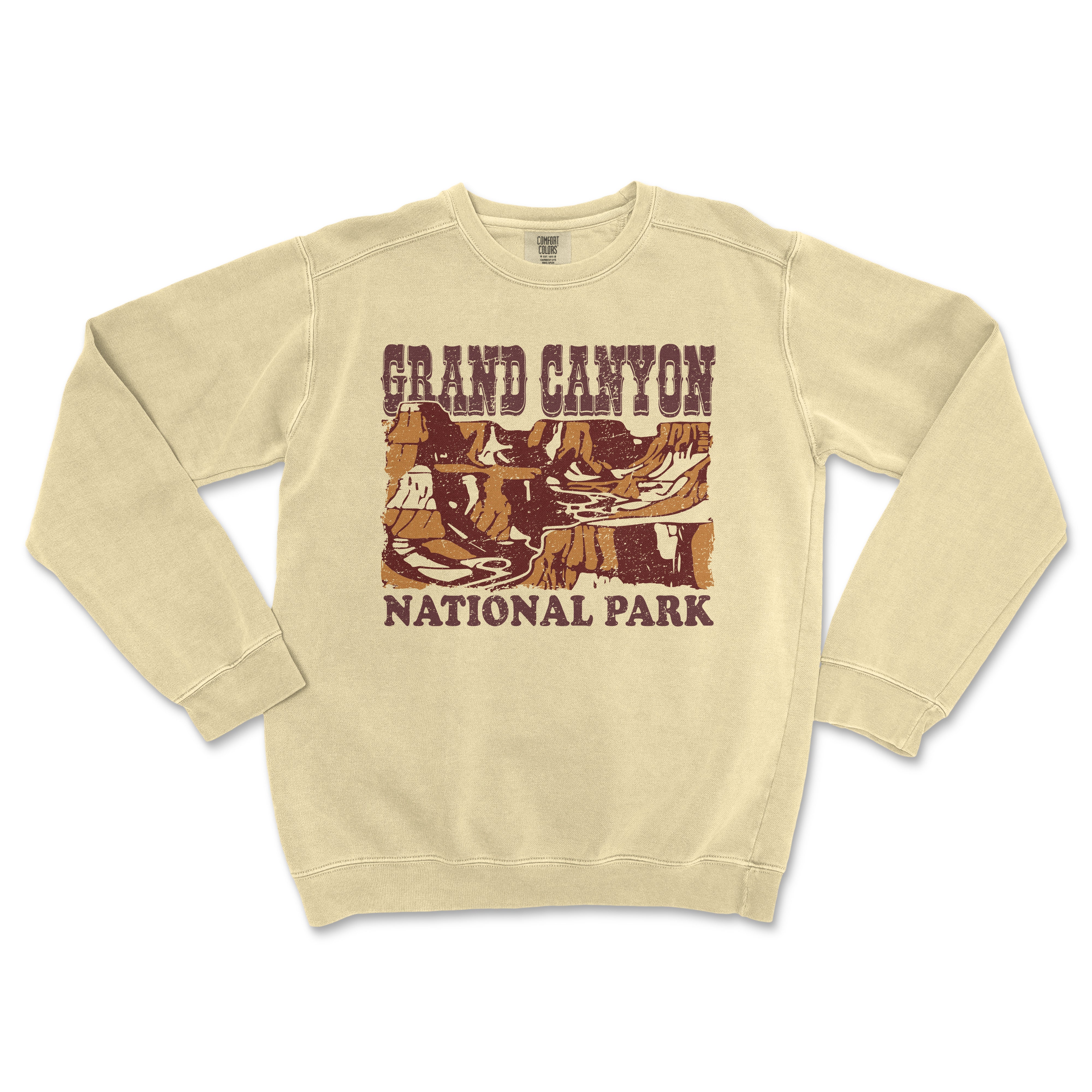 a cream sweatshirt with the words grand canyon national park on it