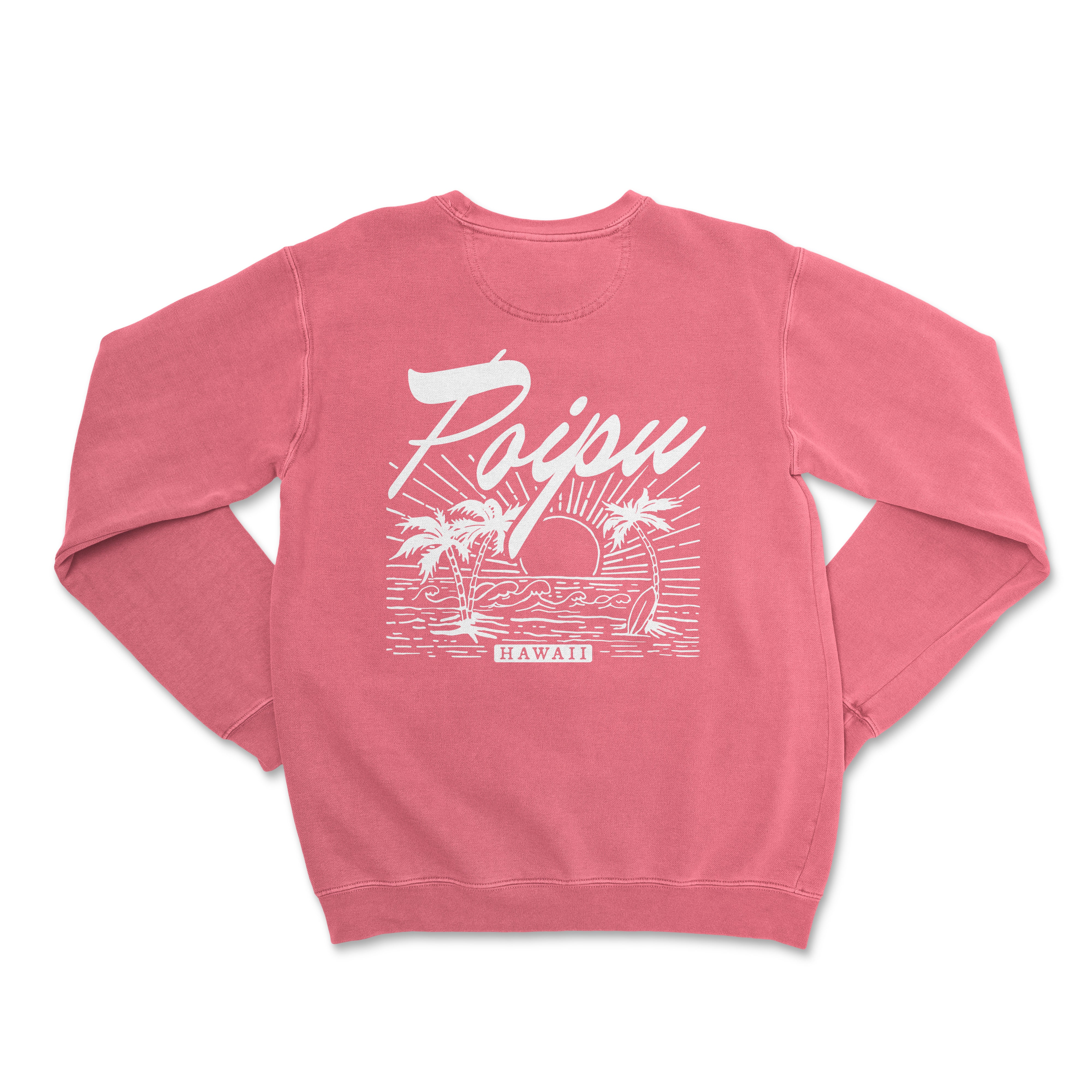 a pink sweatshirt with the words enjoy on it