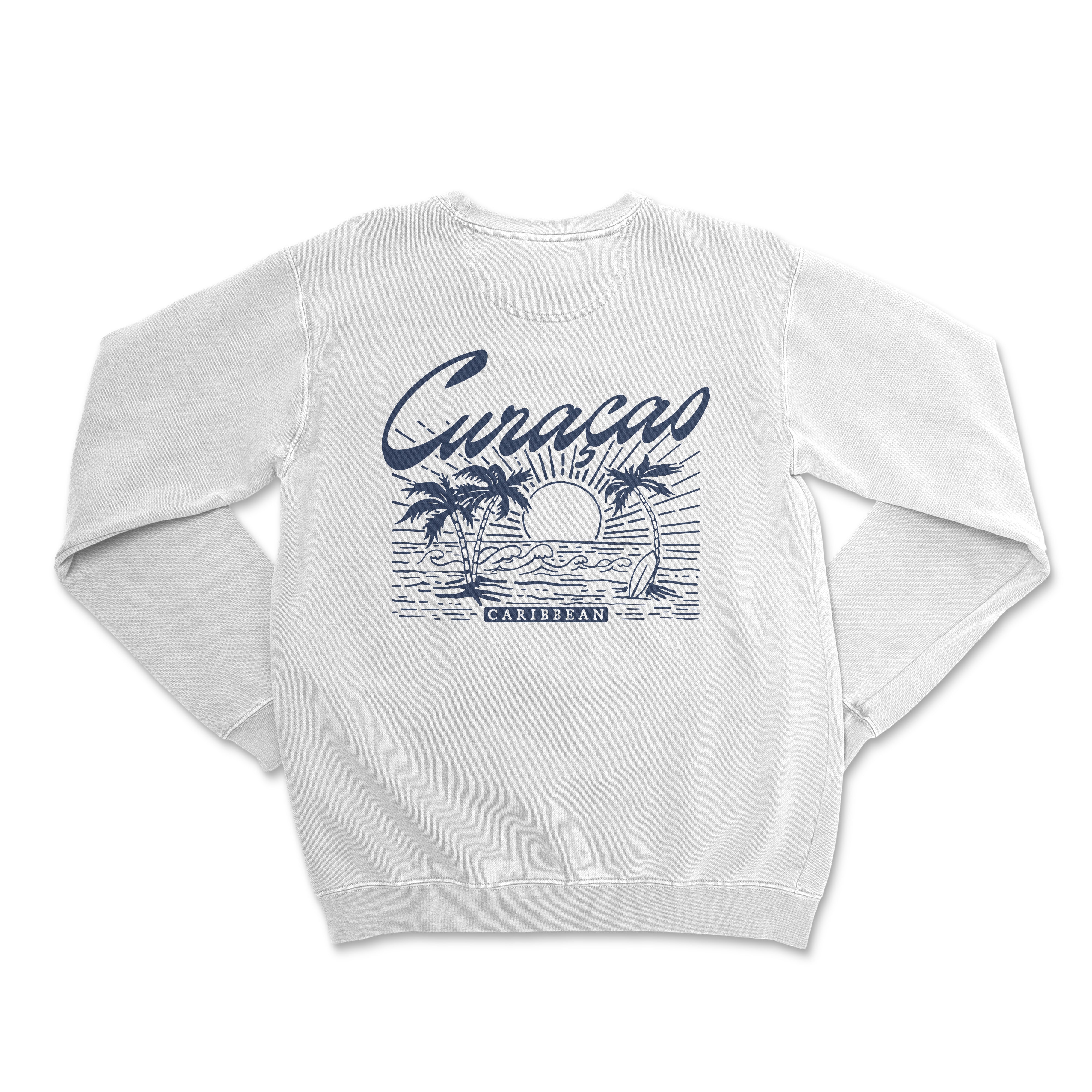 a white sweatshirt with the words guanaco on it