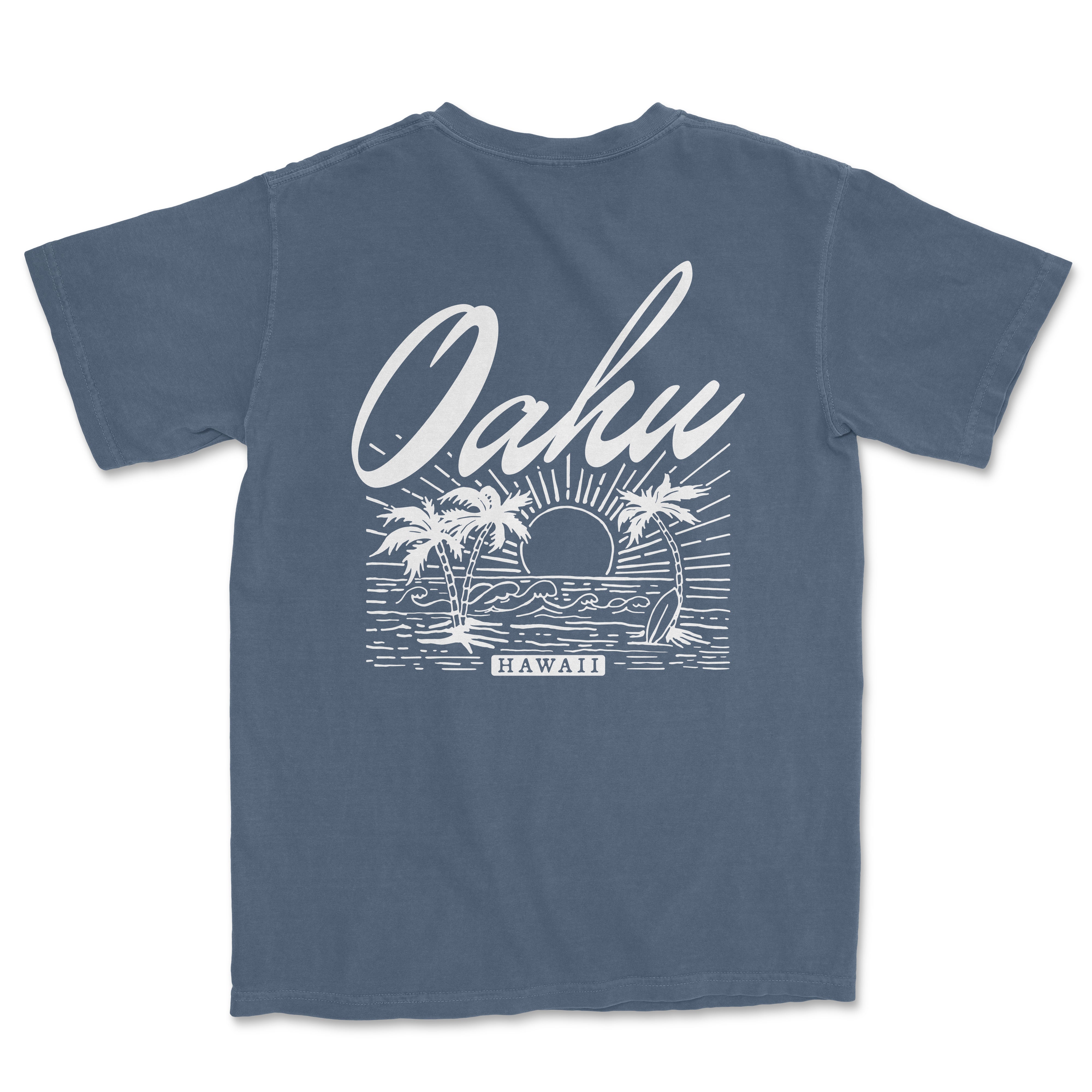 a blue t - shirt with the words dahy on it