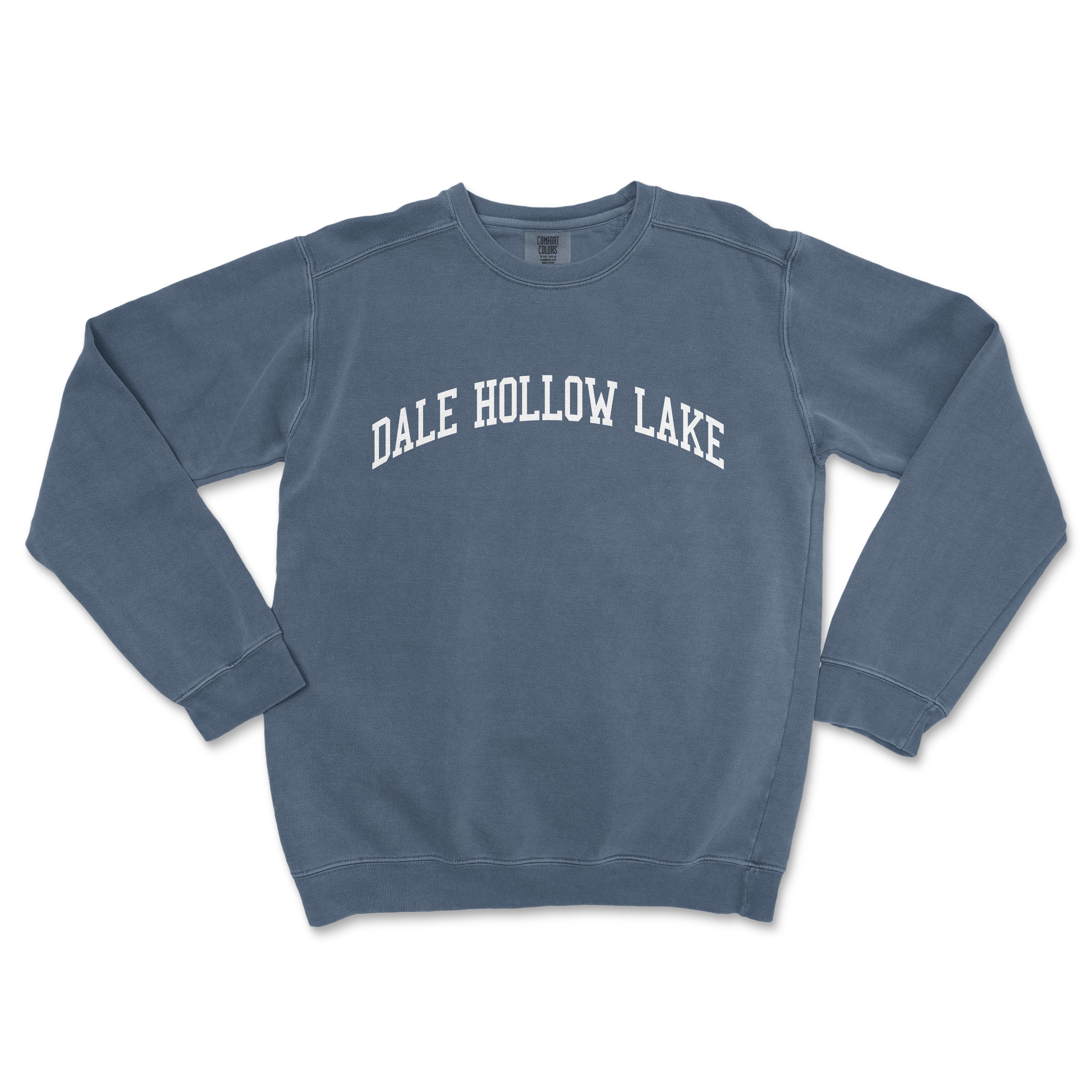 a blue sweatshirt that says dale hollow lake