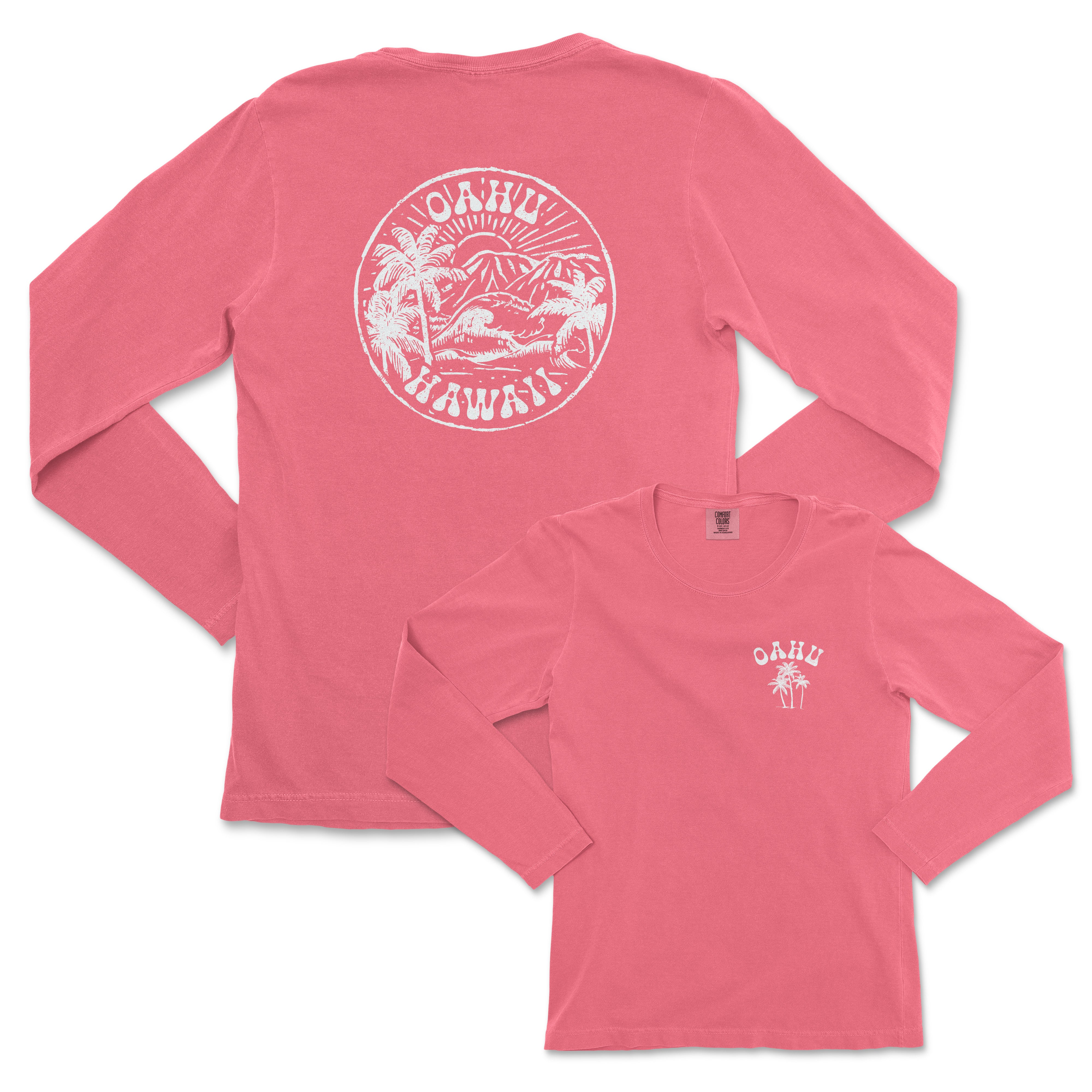 Oahu Hawaii Long Sleeve Shirt