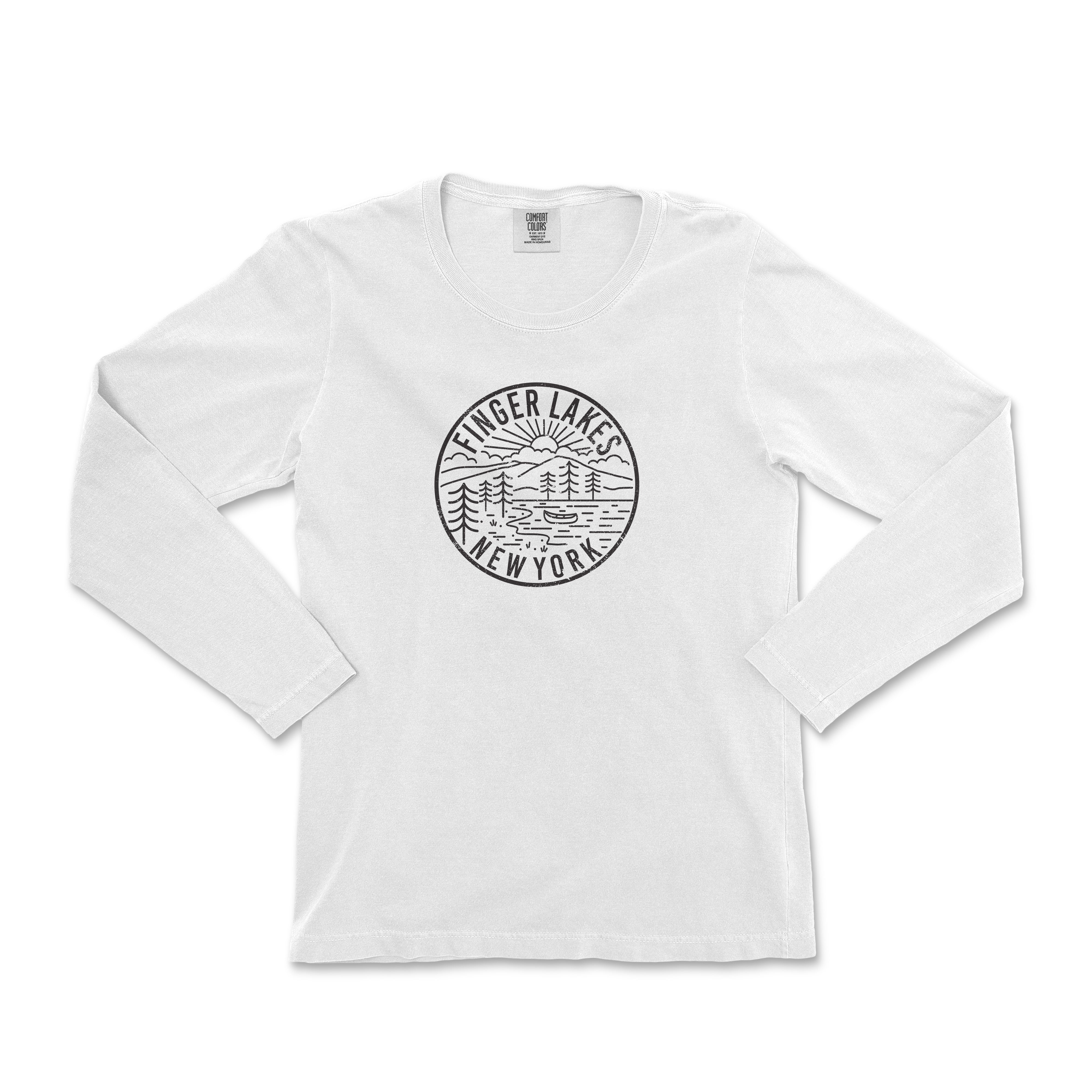 Finger Lakes New York Long Sleeve T-Shirt