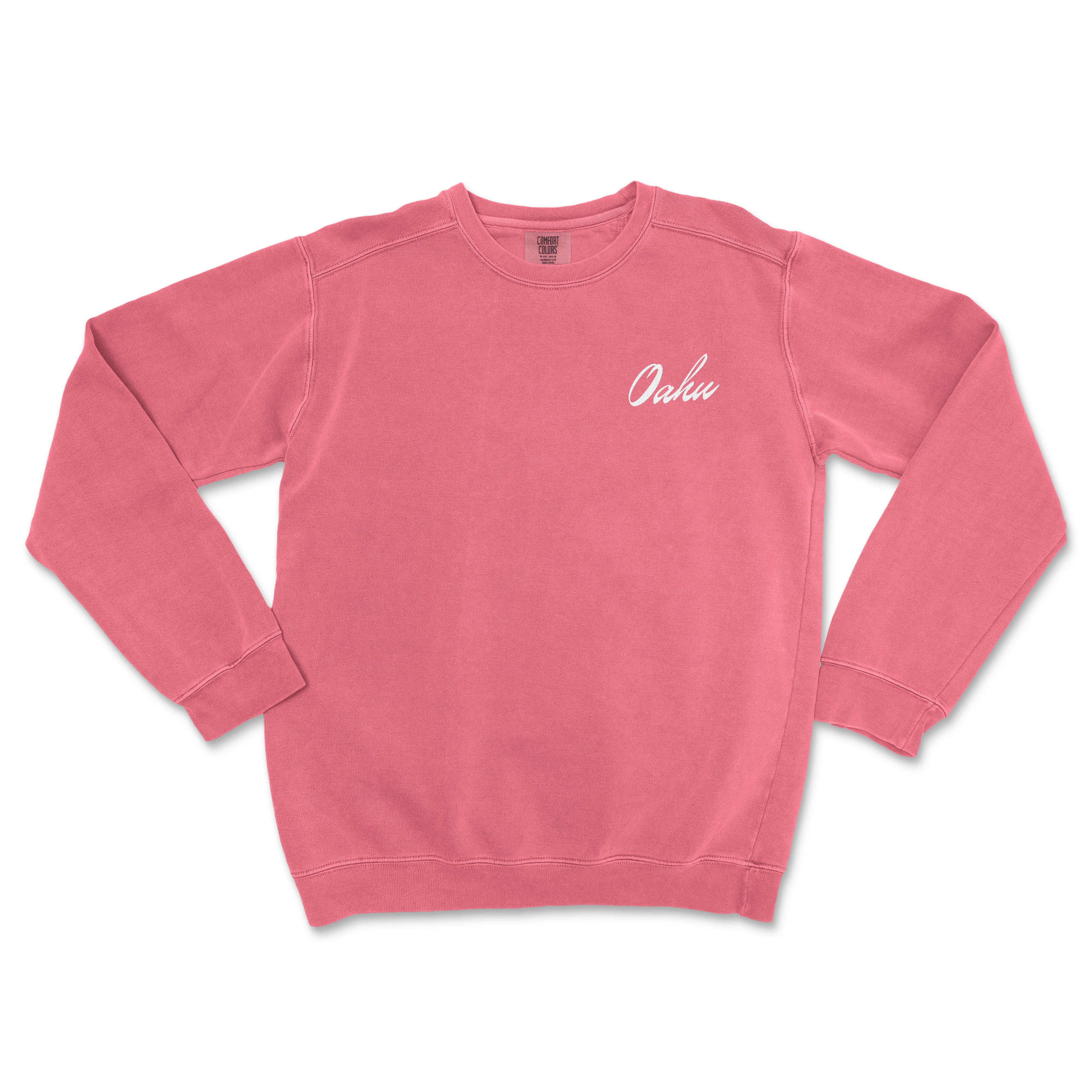 a pink sweatshirt with the word idaho on it