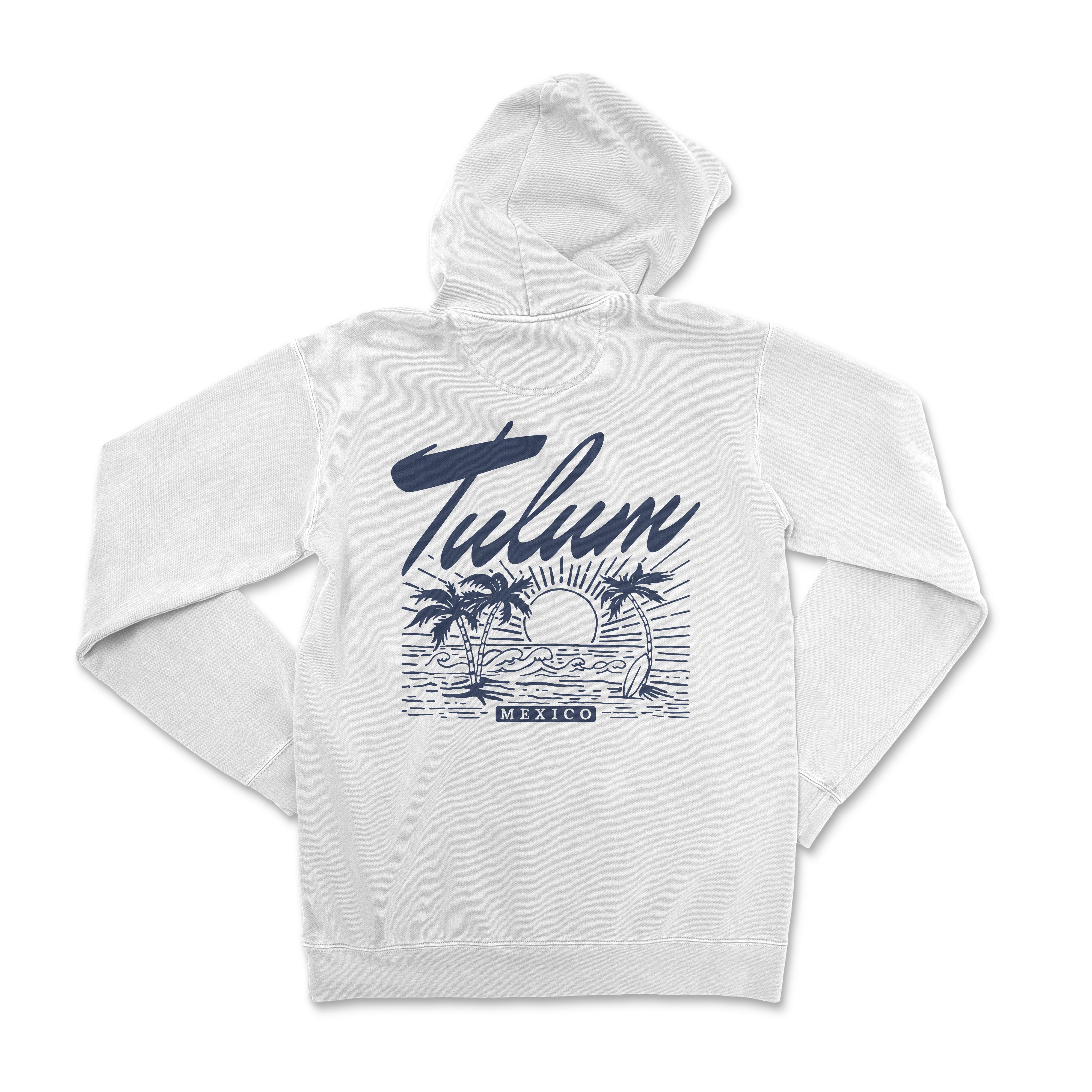 a white hoodie with the words tulami on it