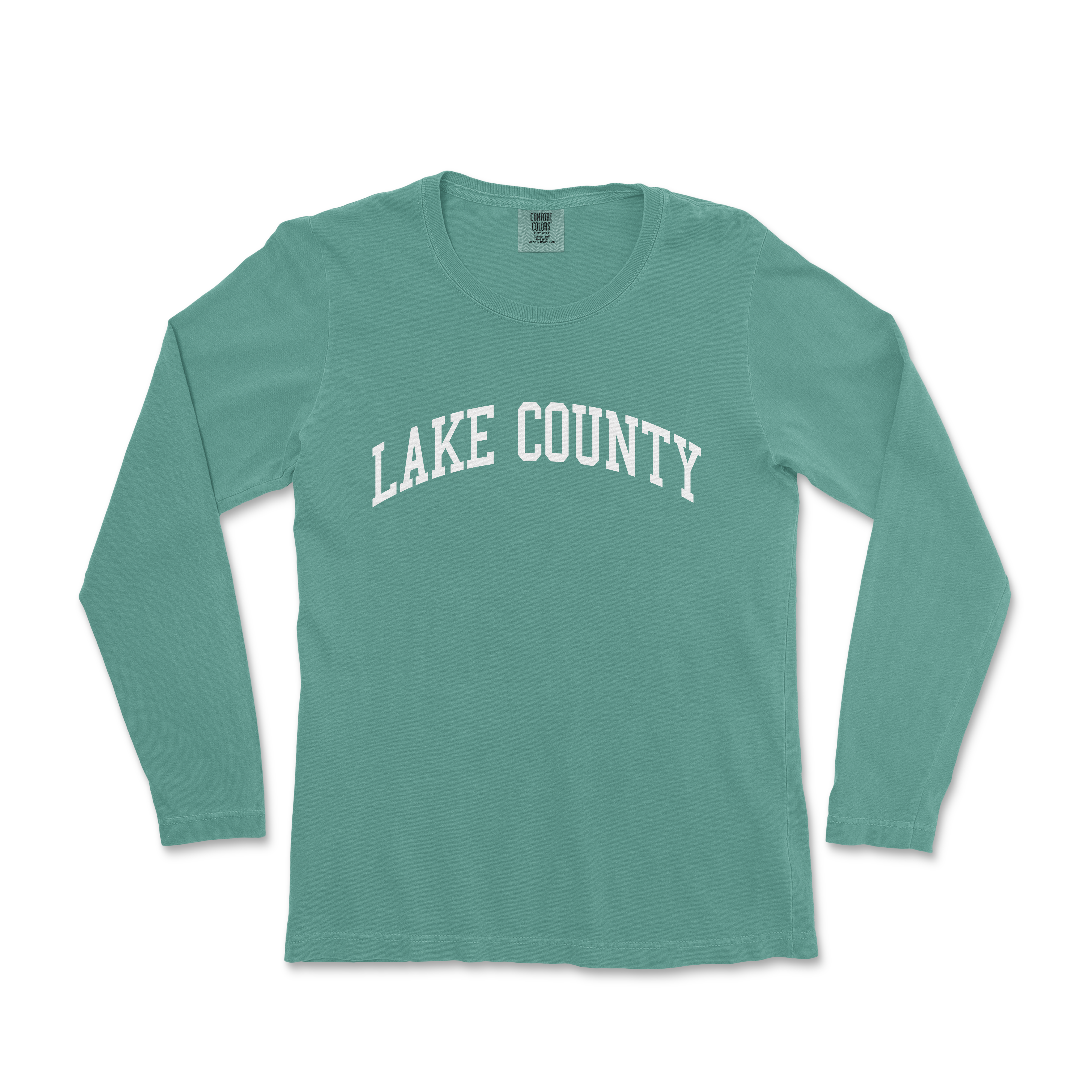 a lake county shirt with the words lake county on it