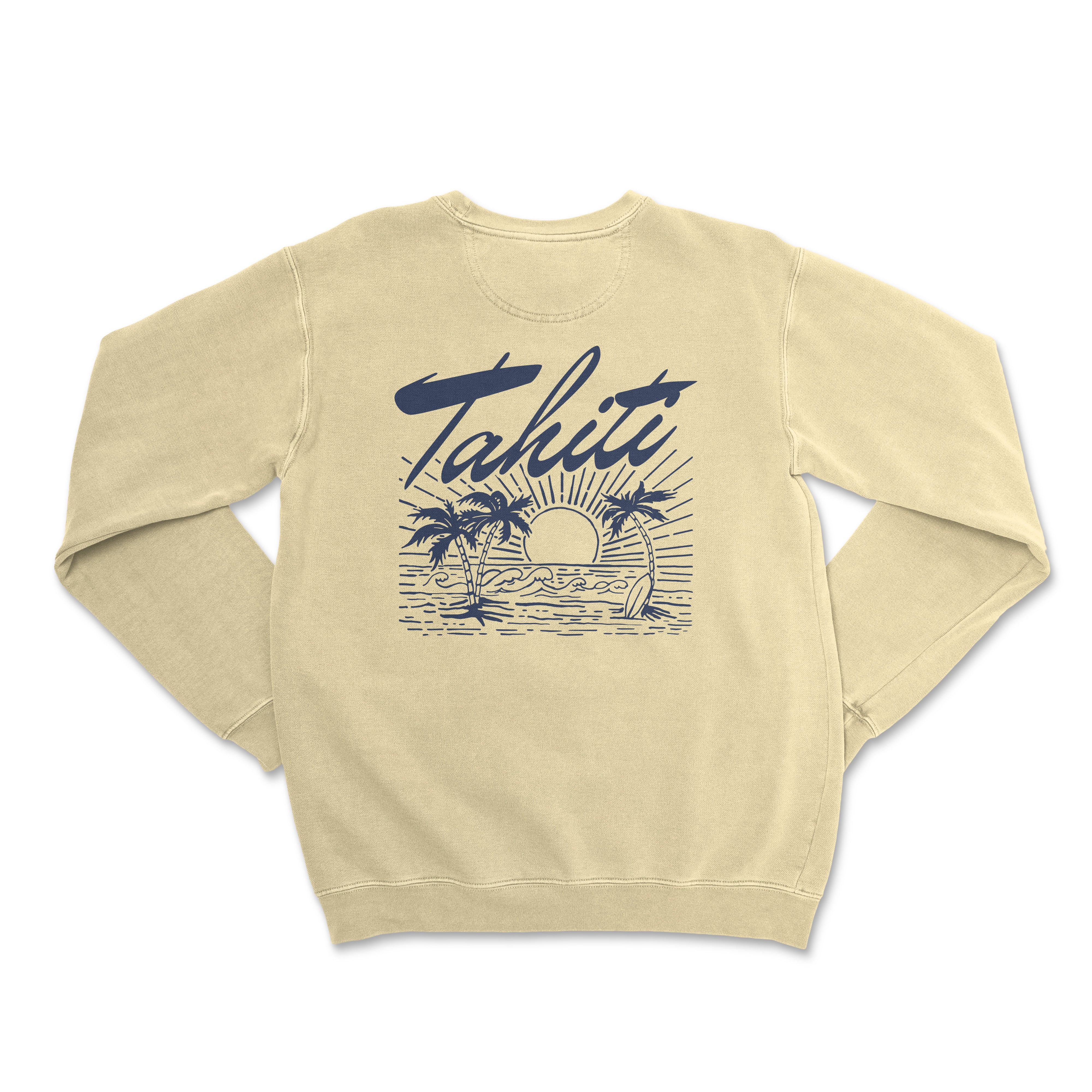 a sweatshirt with the words tahiti on it