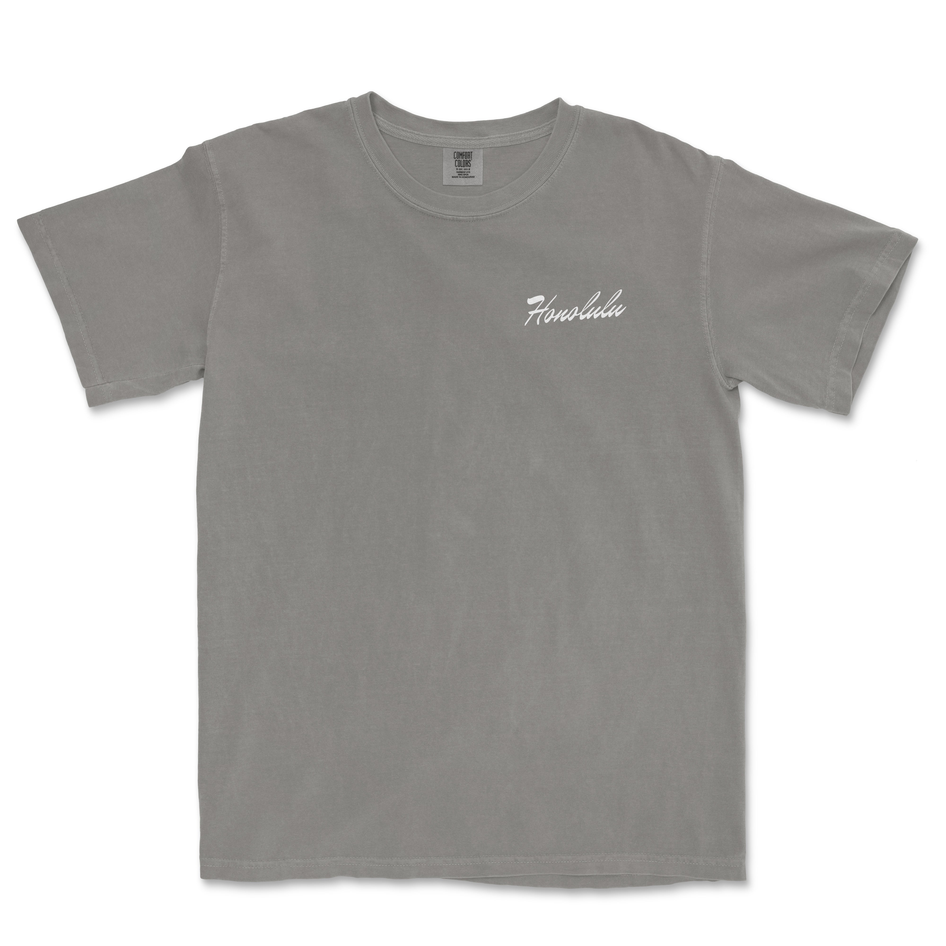 a grey t - shirt with the words,'made in england '