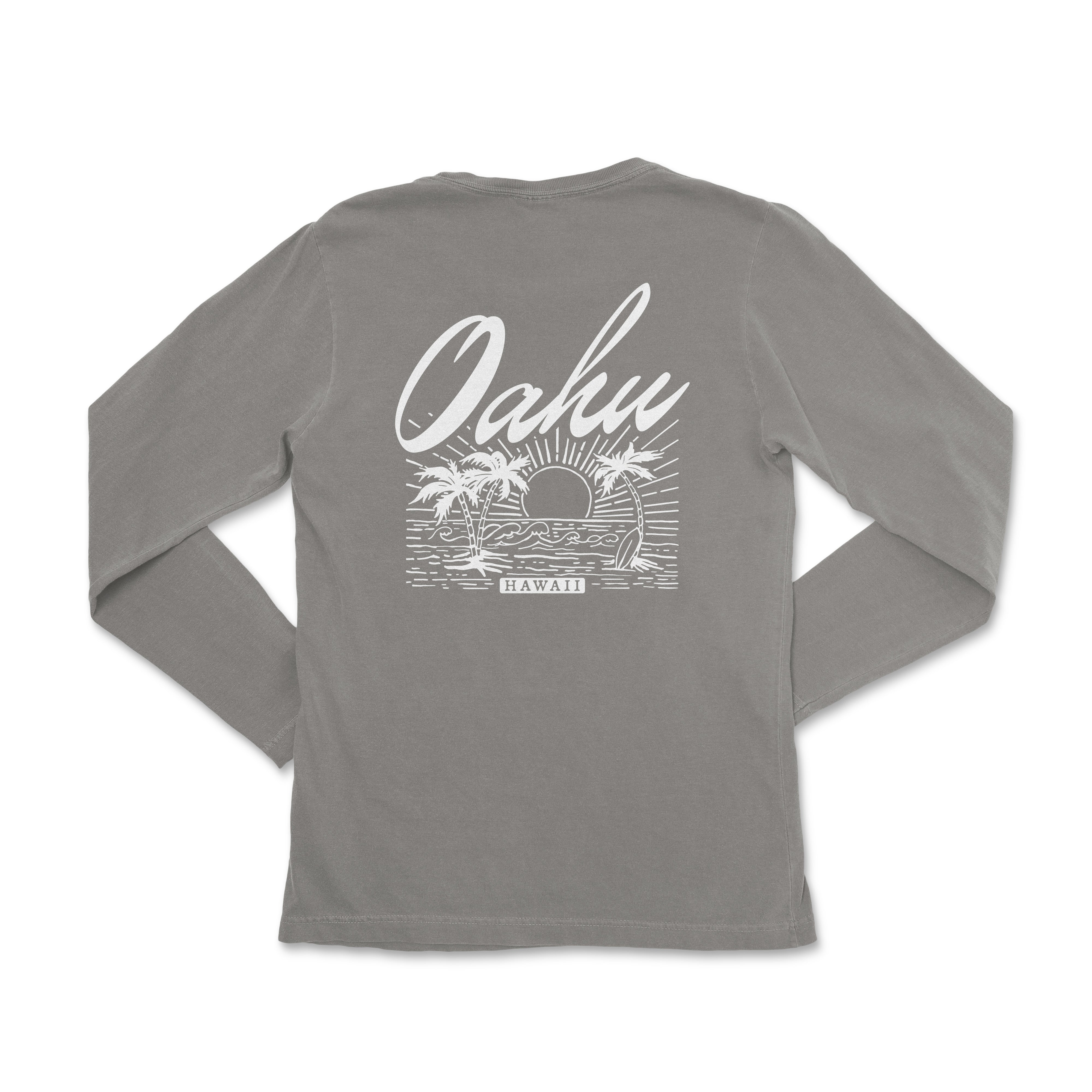 a women's long sleeve shirt with the words, oakland on it