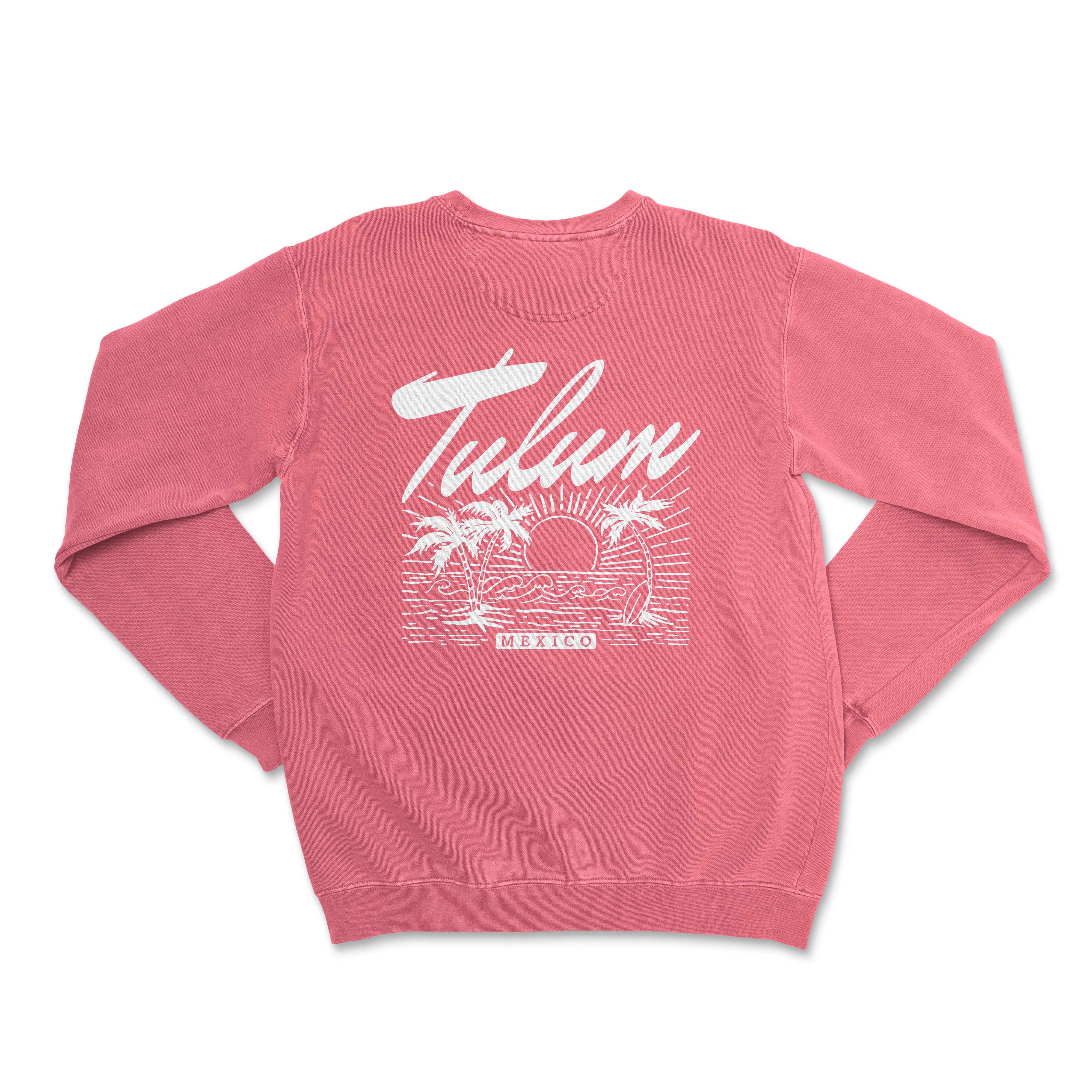 a pink sweatshirt with the words,'tullan'on it