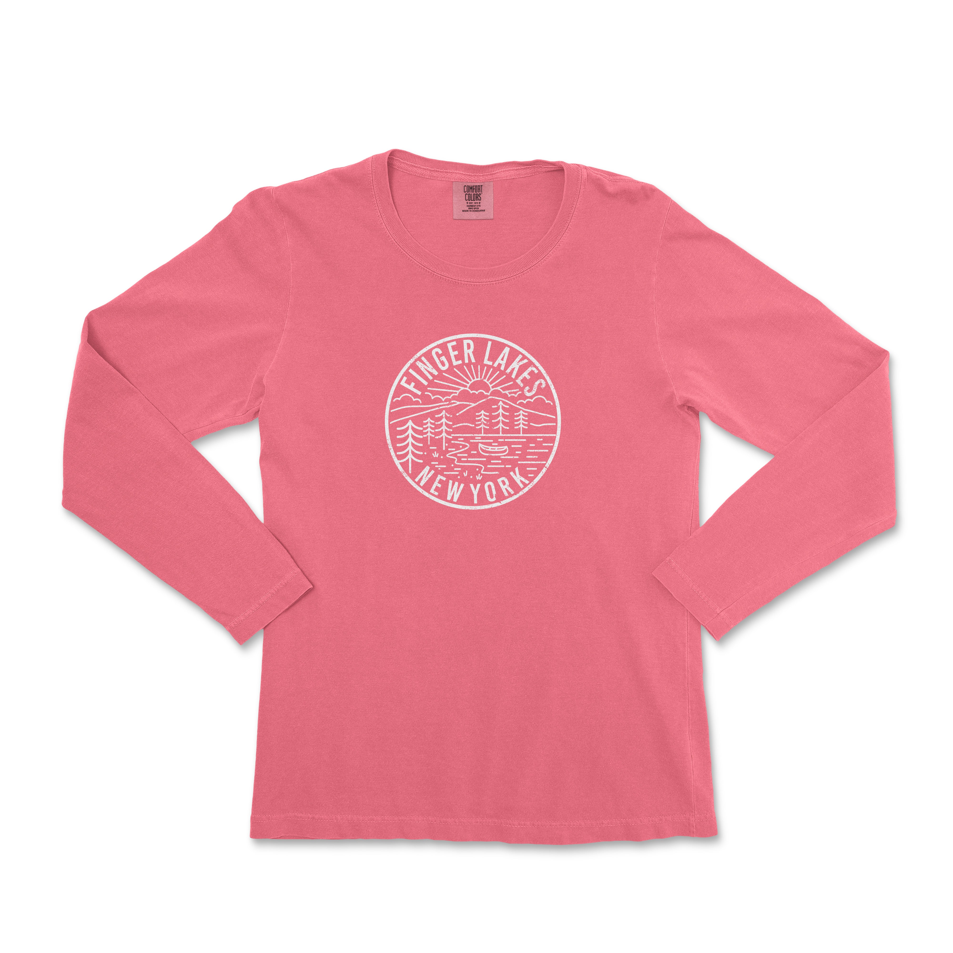 Finger Lakes New York Long Sleeve T-Shirt