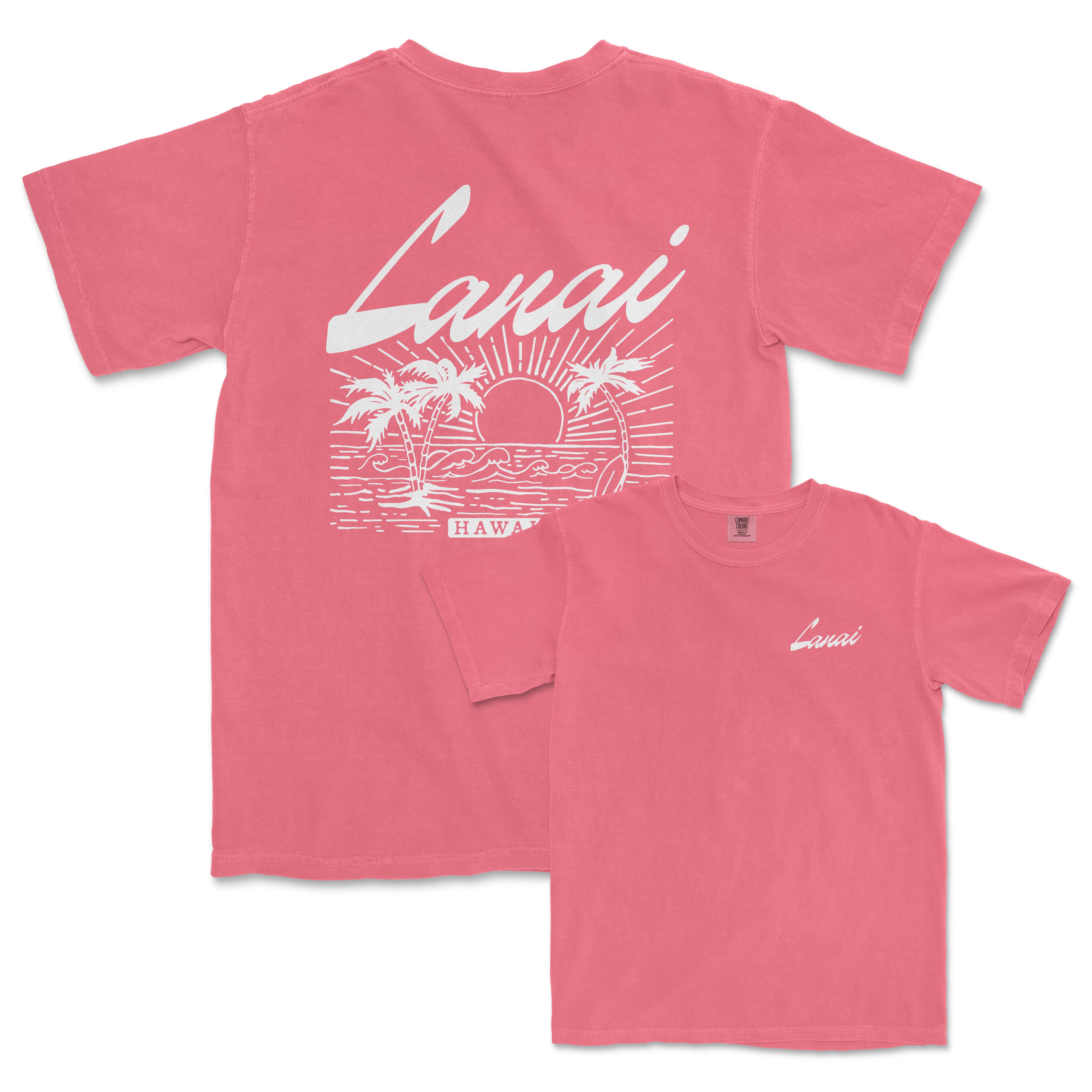 a pink t - shirt with the words lavai on it