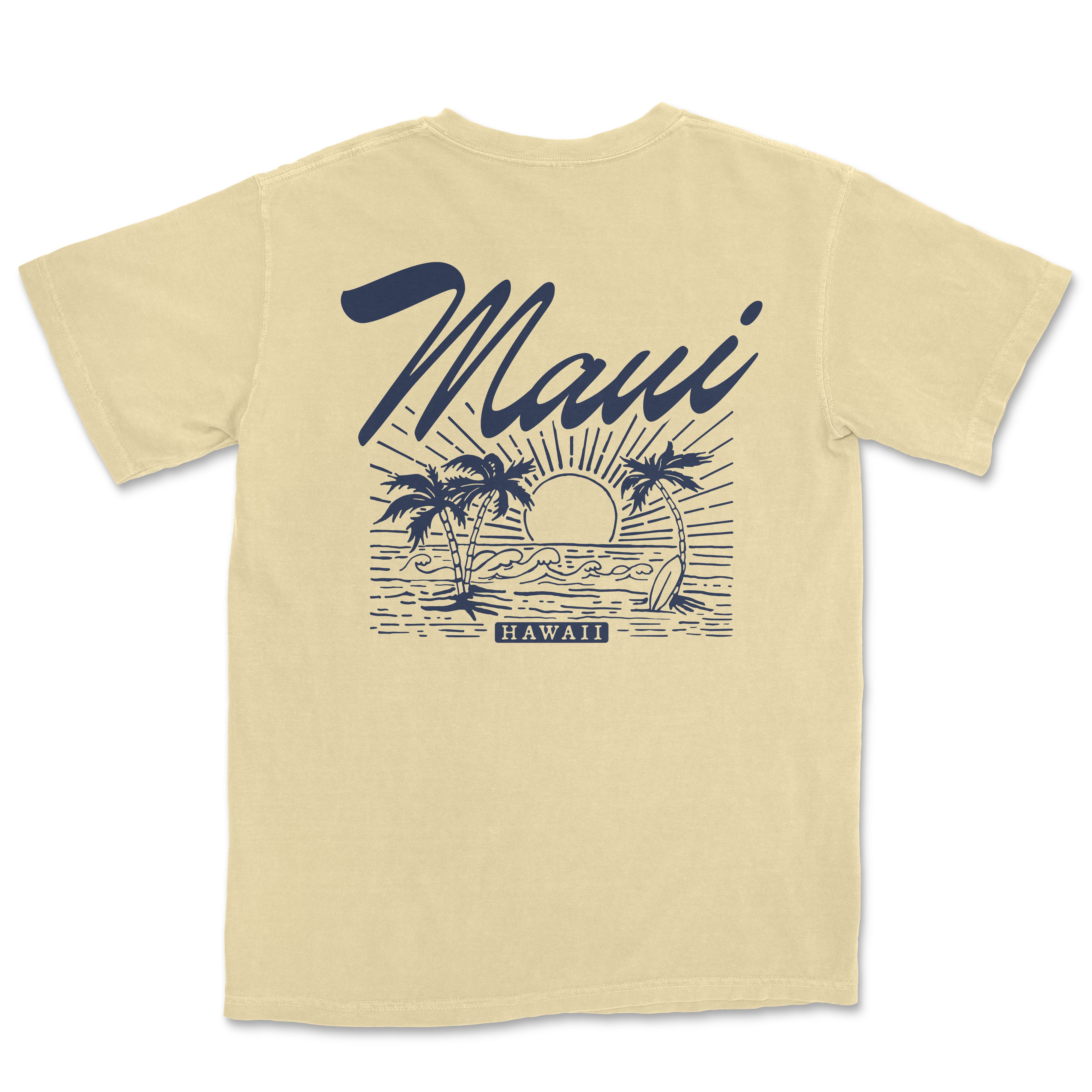 a t - shirt with the word mahi on it