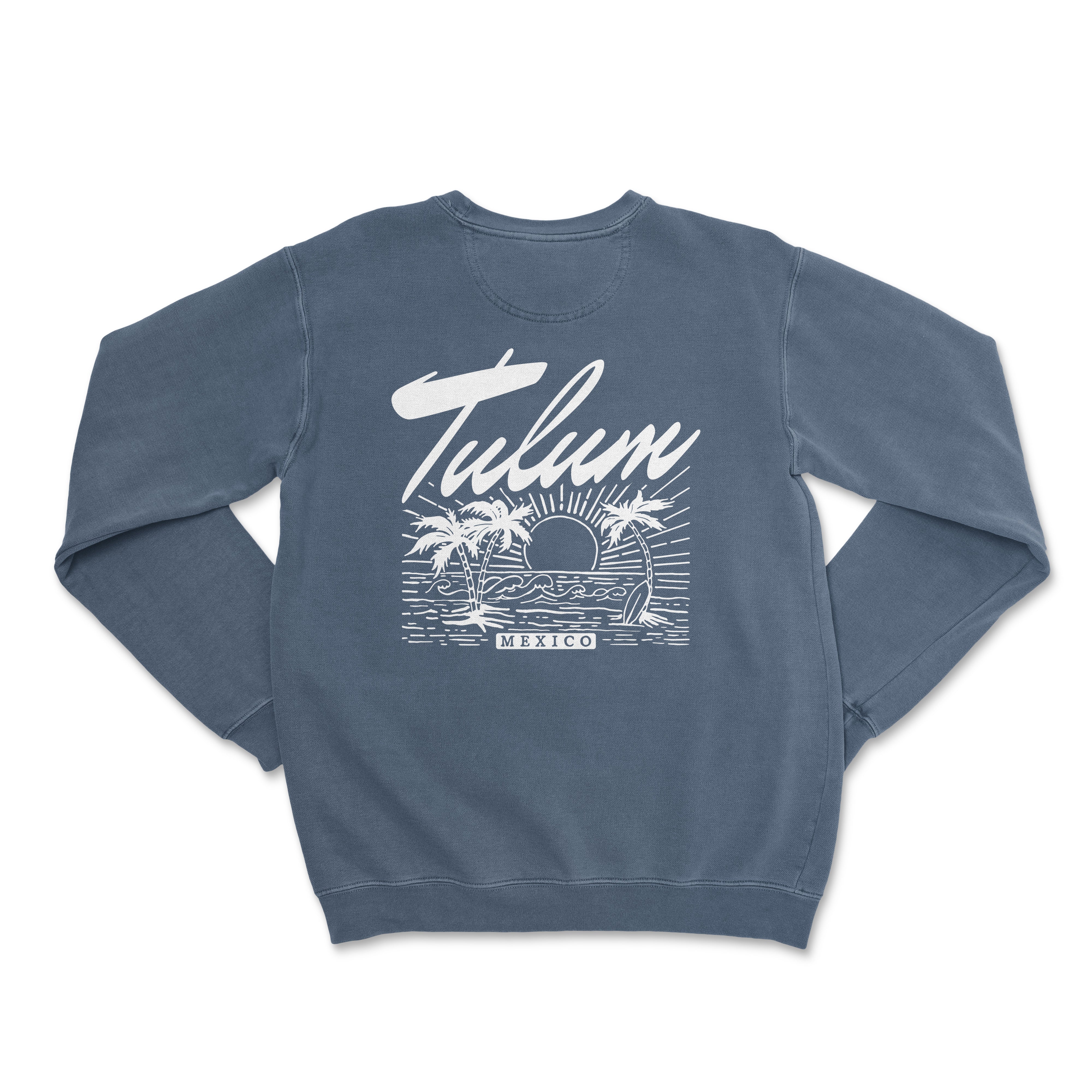 a blue sweatshirt with the words tullan on it