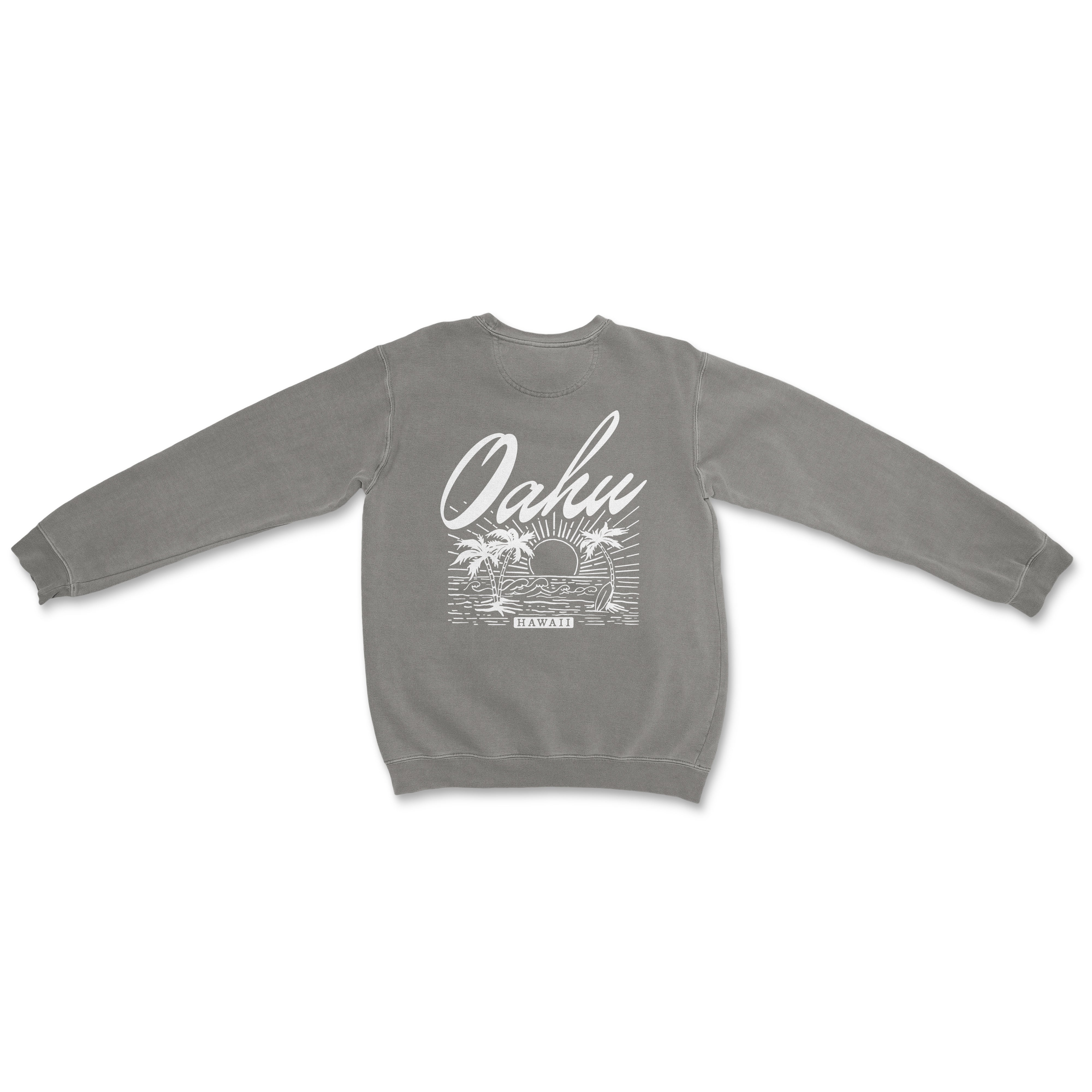 a grey sweatshirt with the words dalu on it