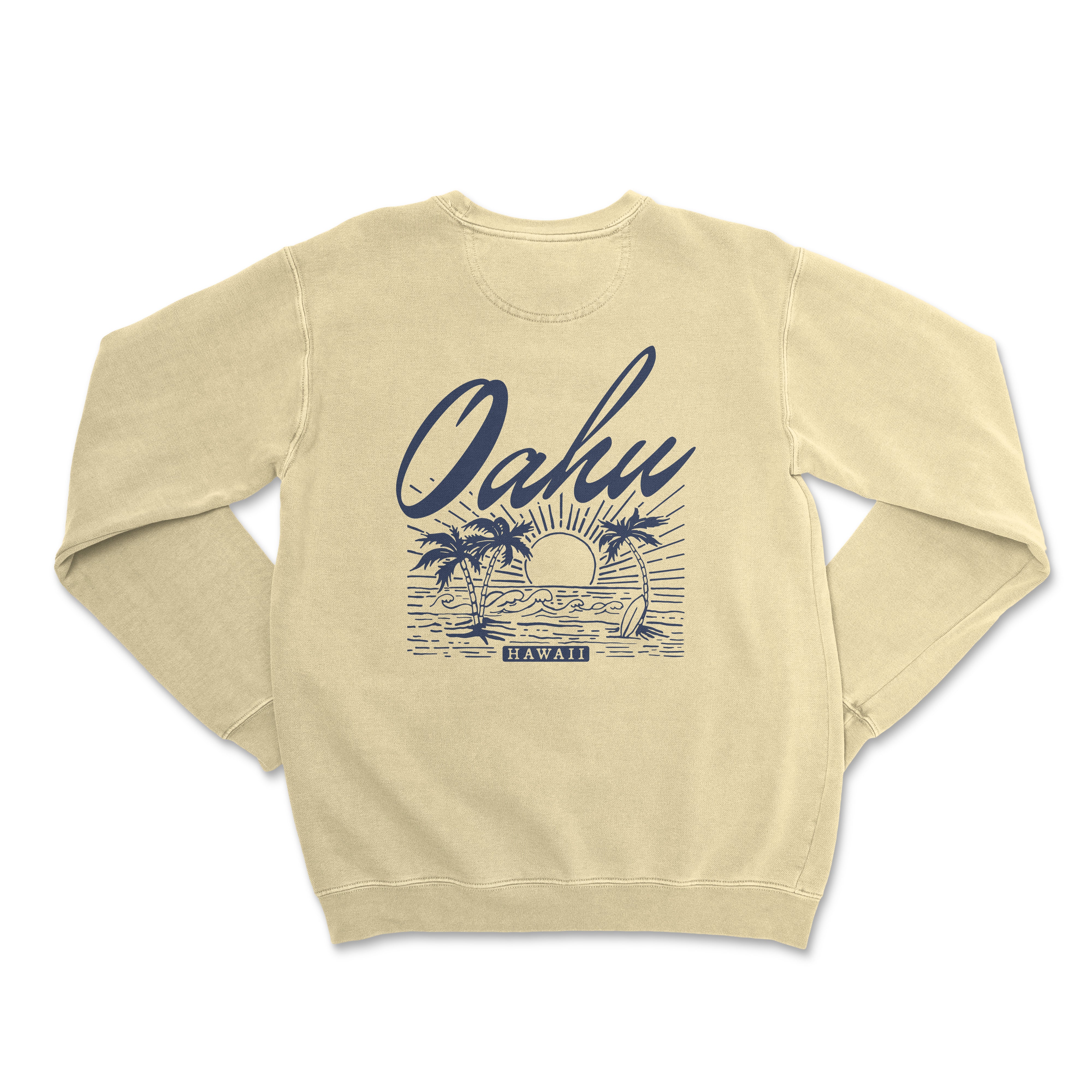 a cream sweatshirt with the words dabu on it