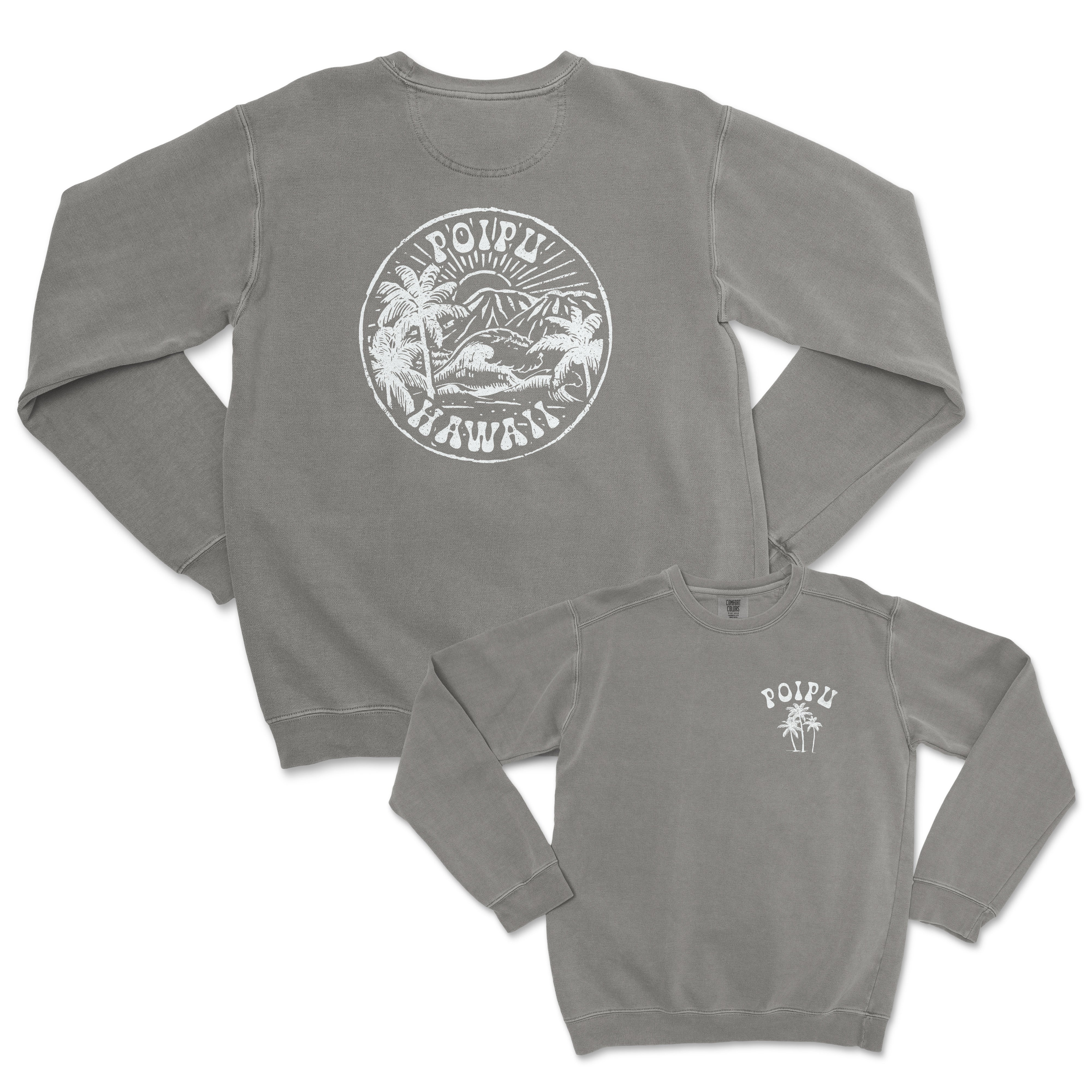 Poipu Hawaii Crewneck Sweatshirt