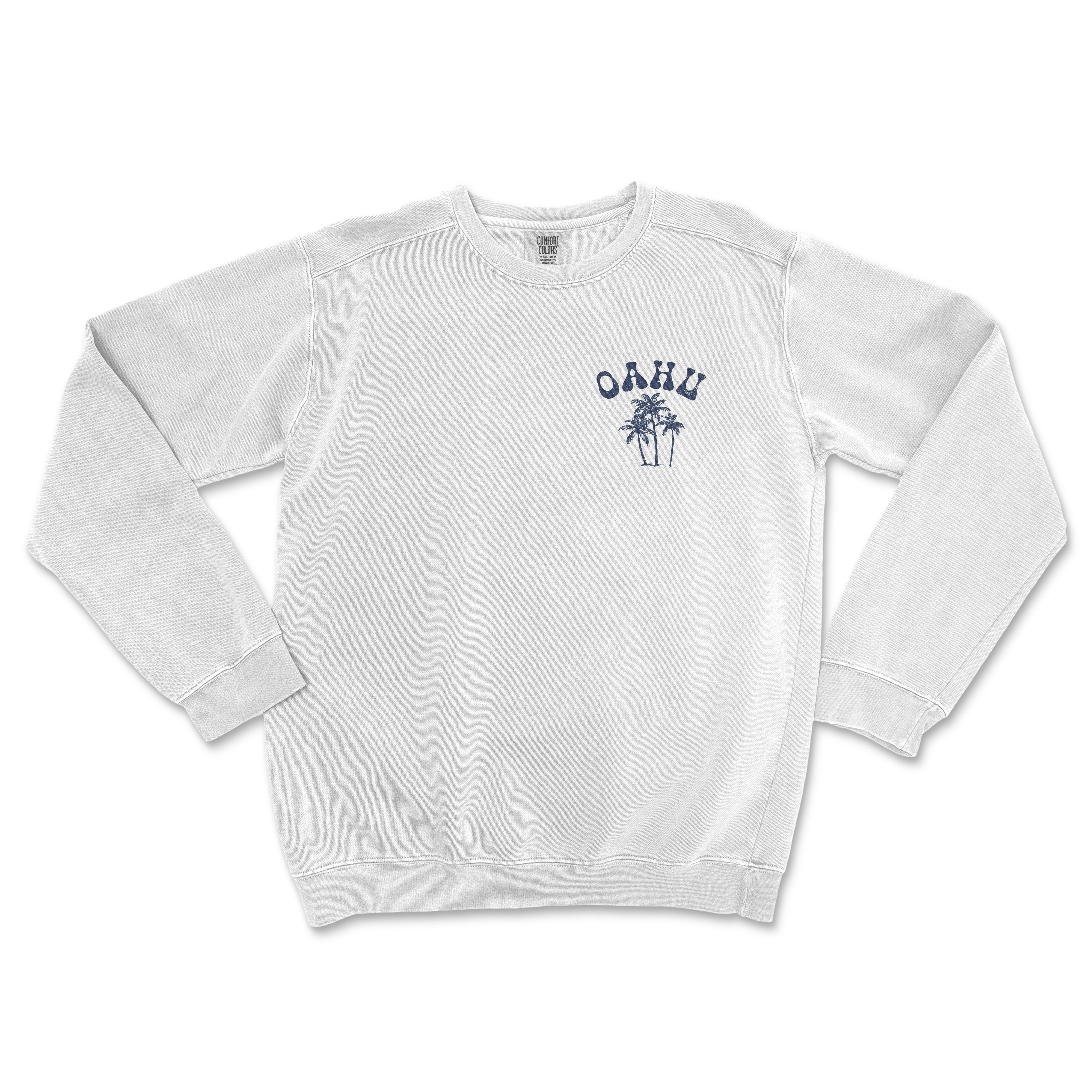 Oahu Hawaii Crewneck Sweatshirt - 0