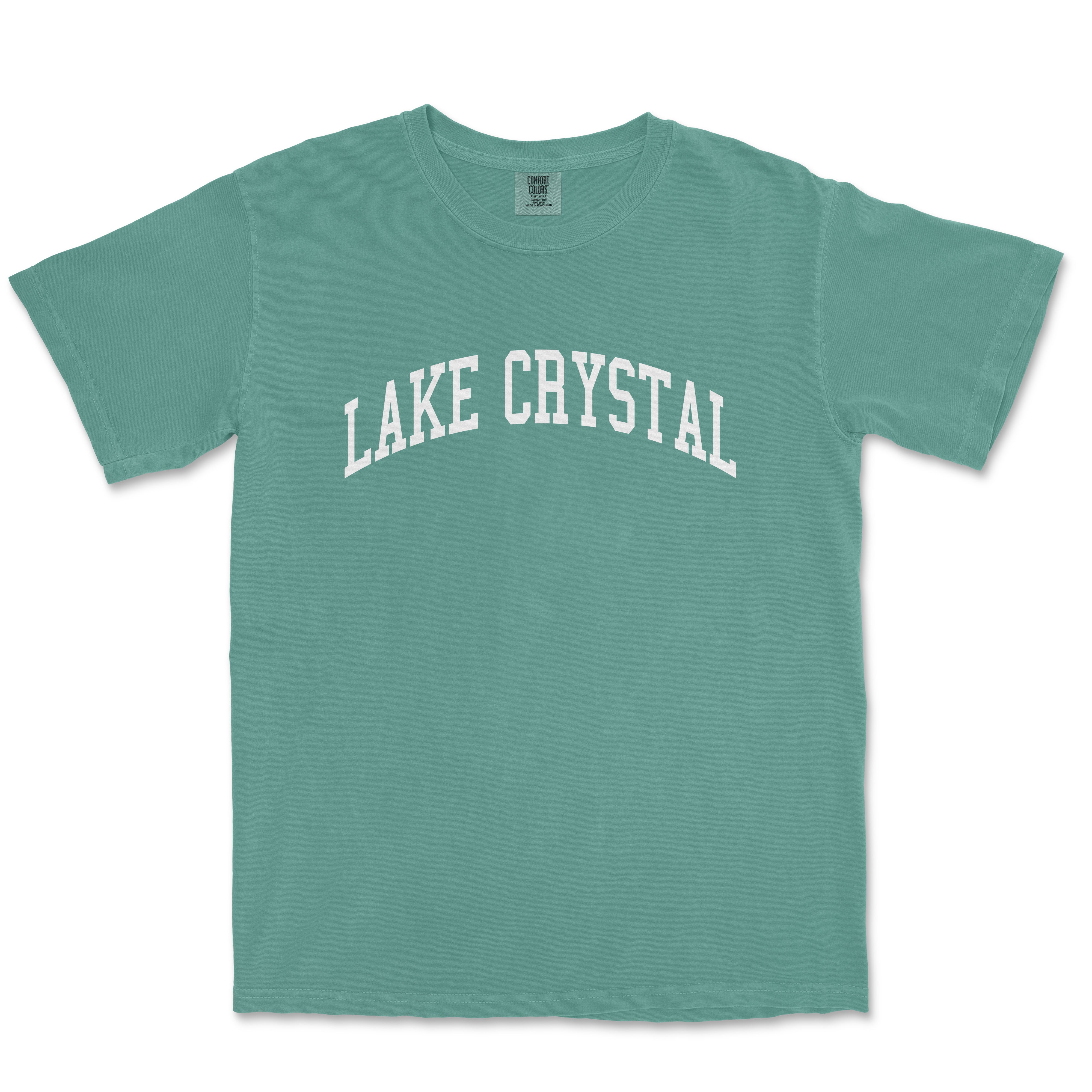 a lake crystal t - shirt with the word lake crystal on it